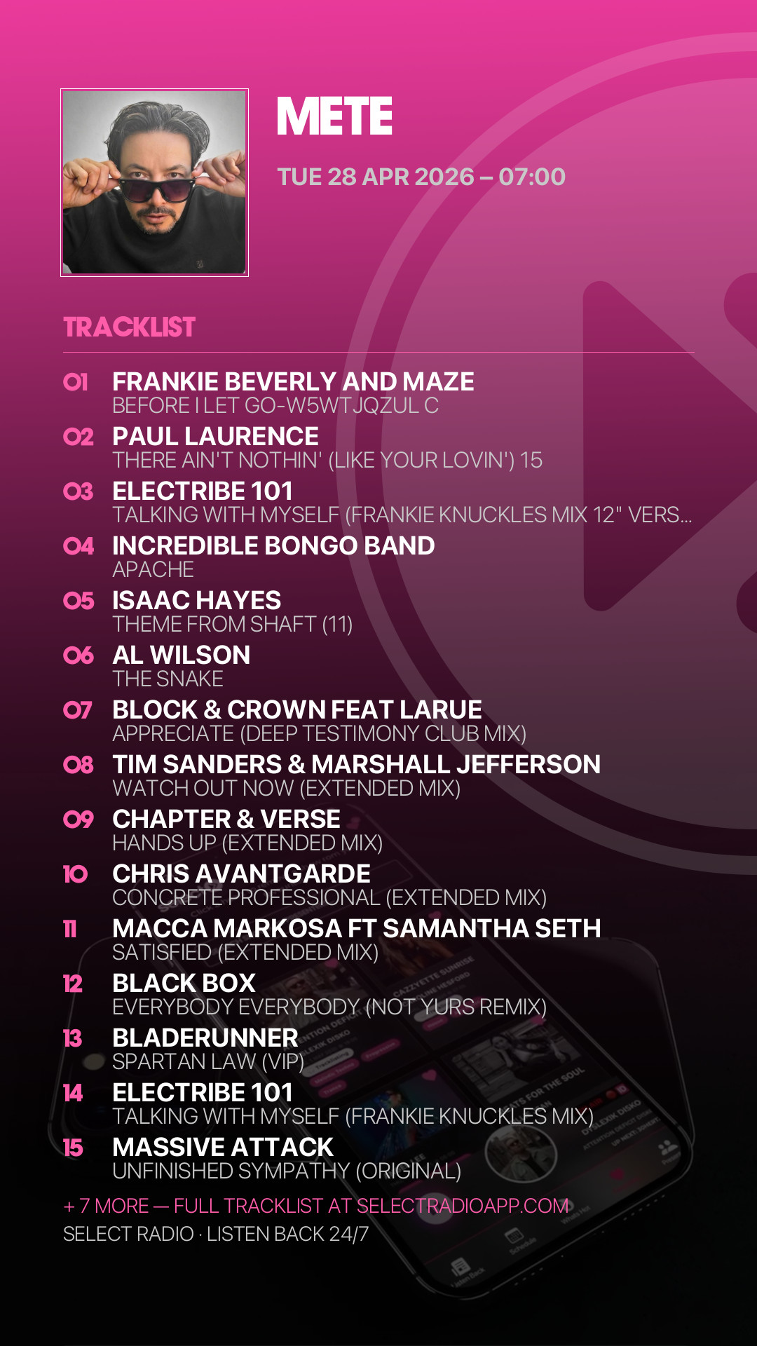 Tracklist Story Preview