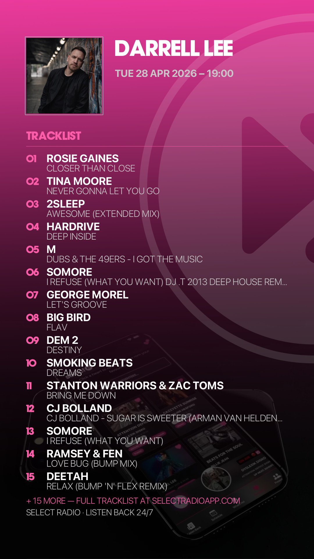 Tracklist Story Preview