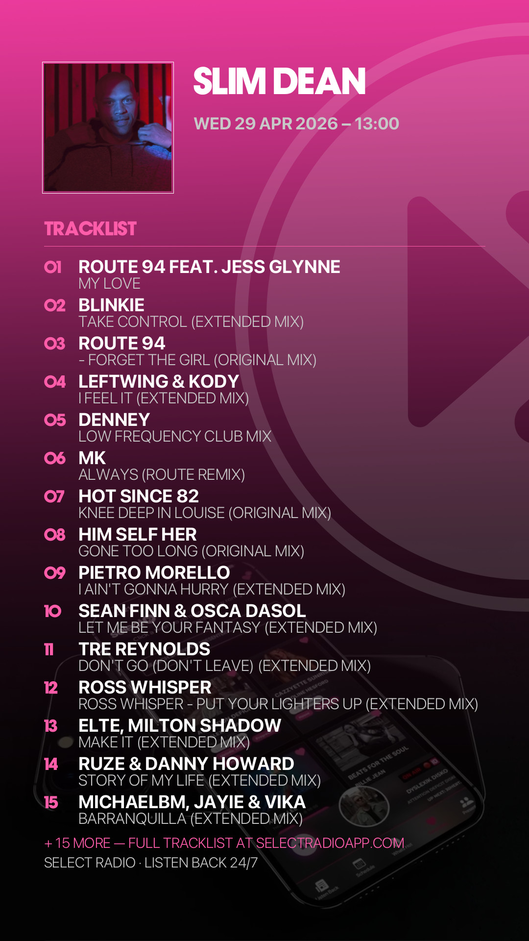 Tracklist Story Preview