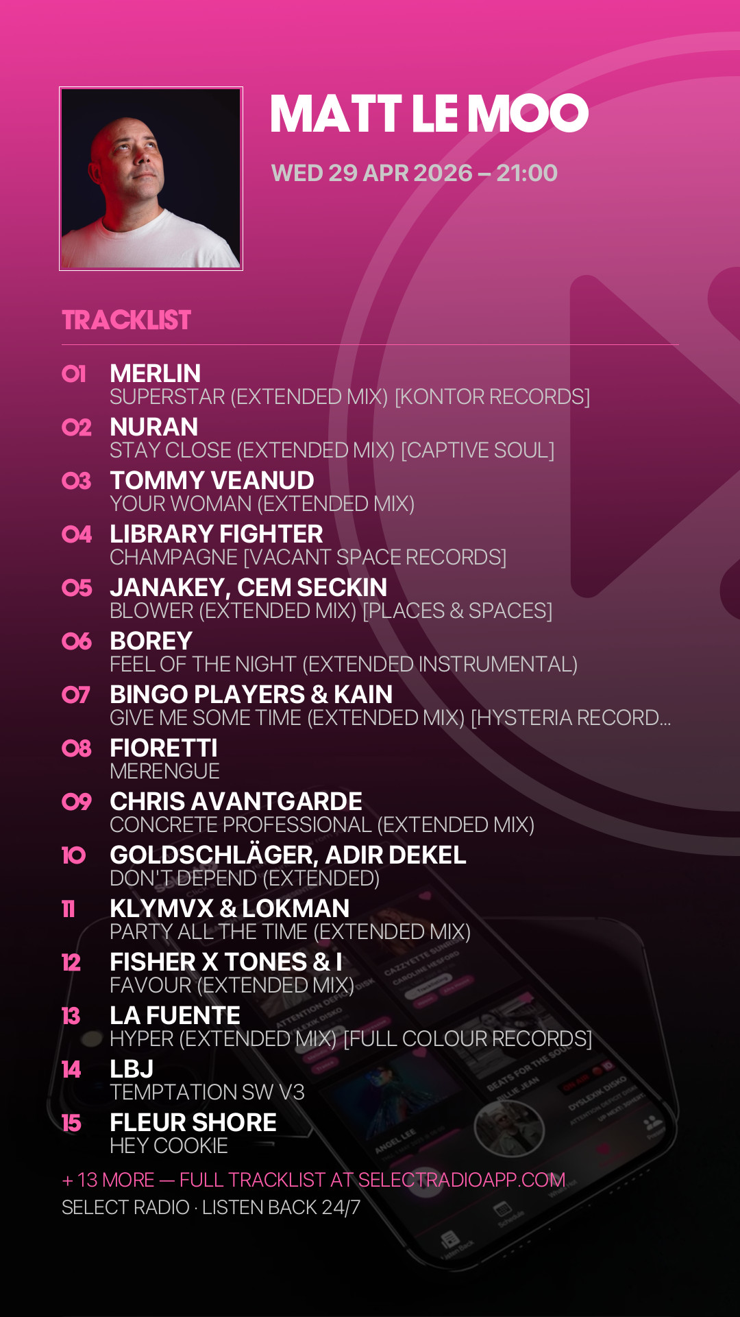Tracklist Story Preview