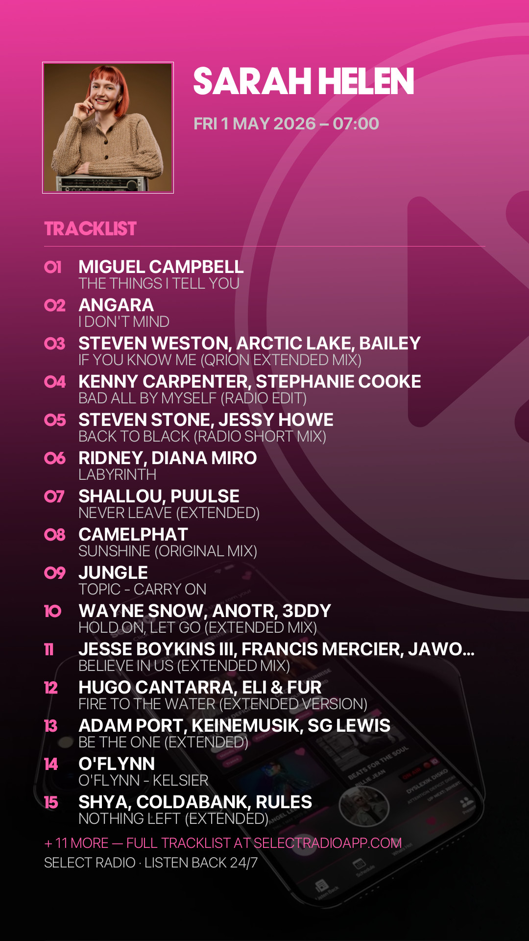 Tracklist Story Preview