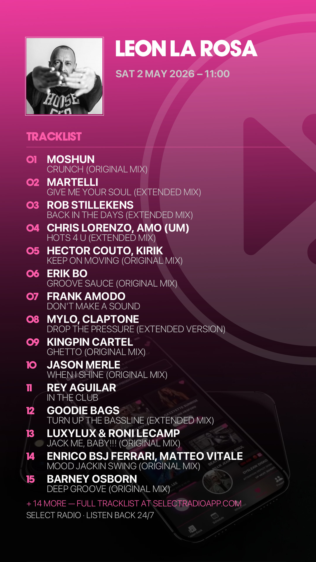 Tracklist Story Preview