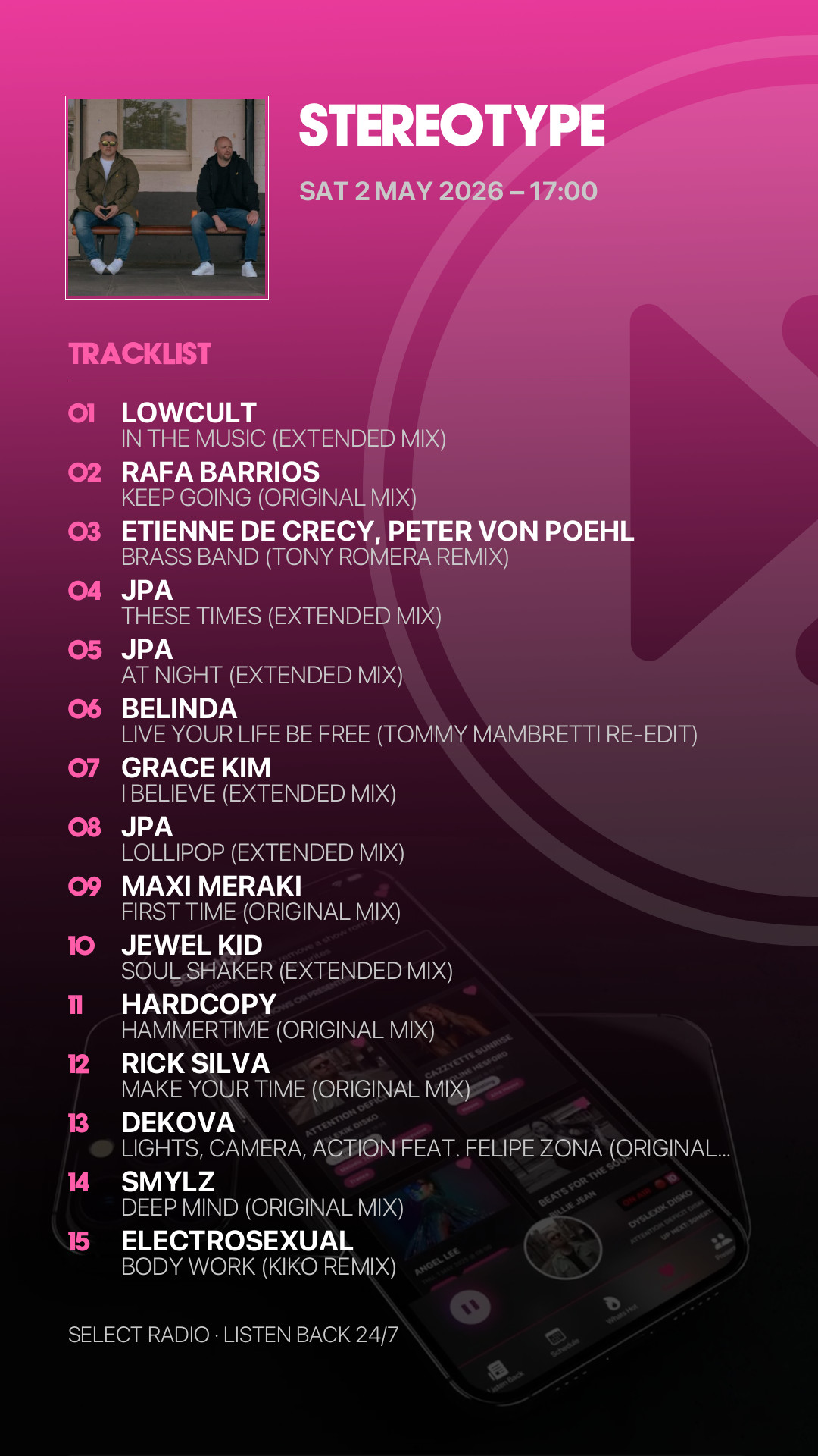 Tracklist Story Preview