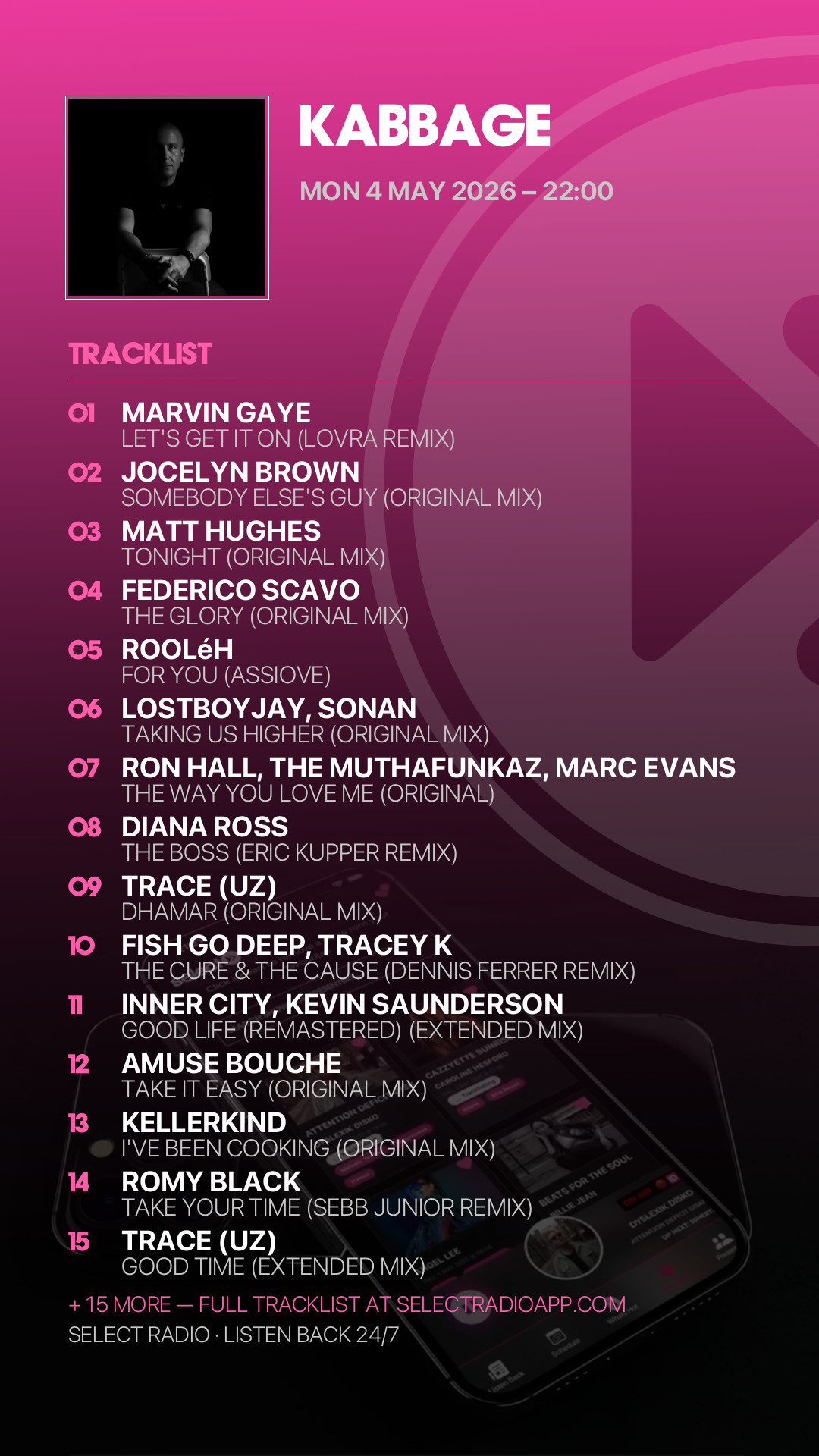 Tracklist Story Preview