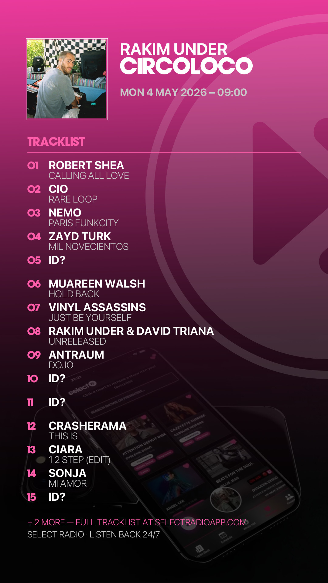 Tracklist Story Preview