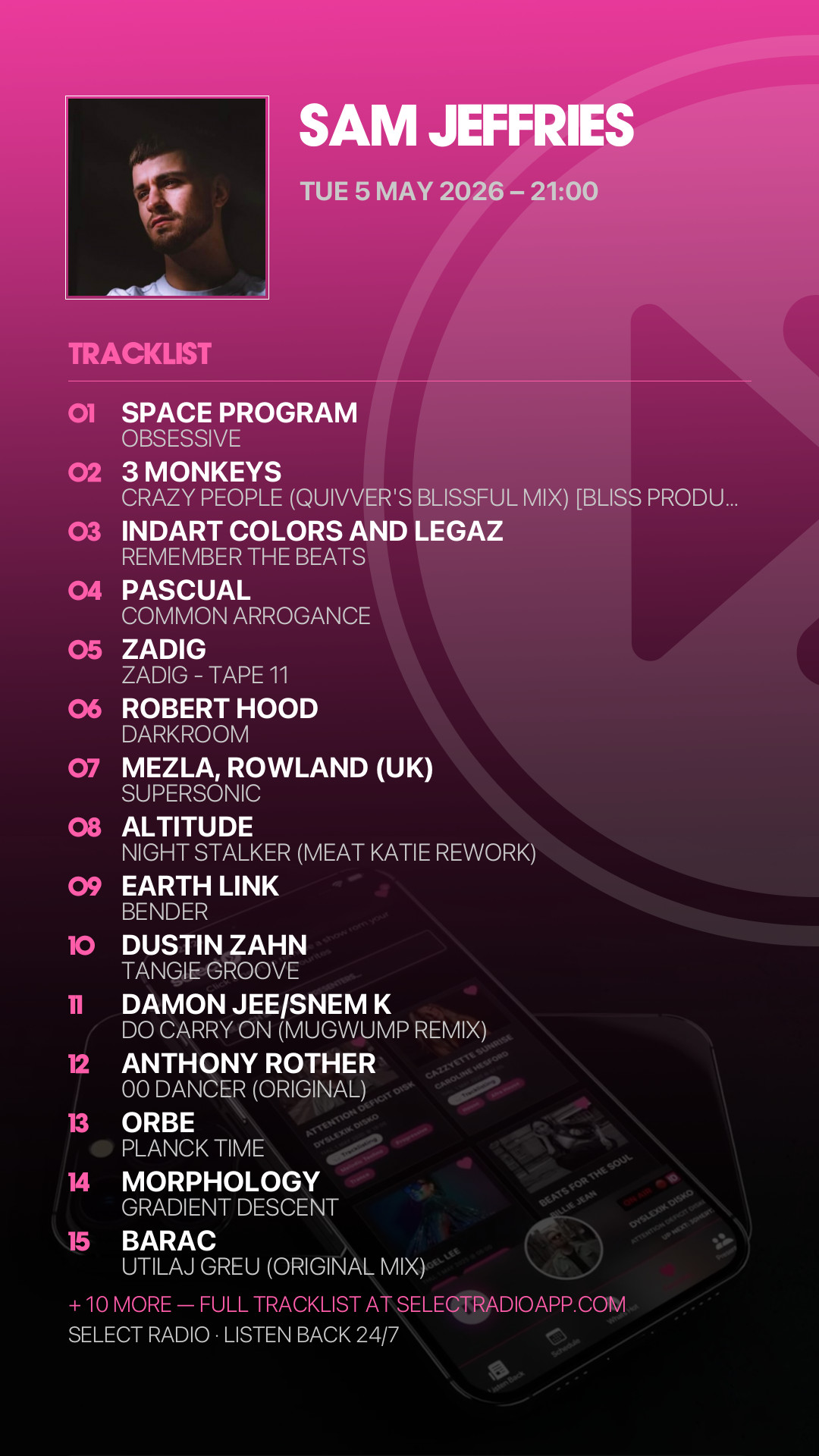 Tracklist Story Preview