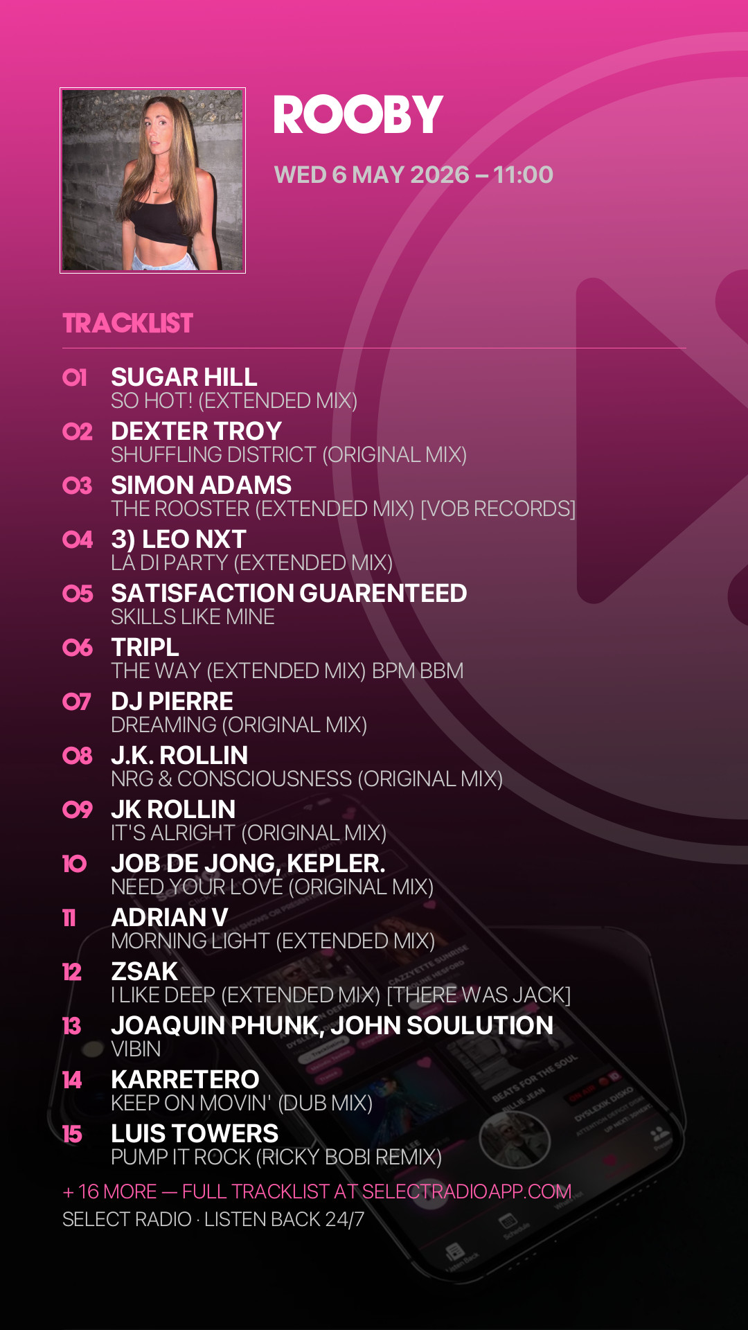 Tracklist Story Preview