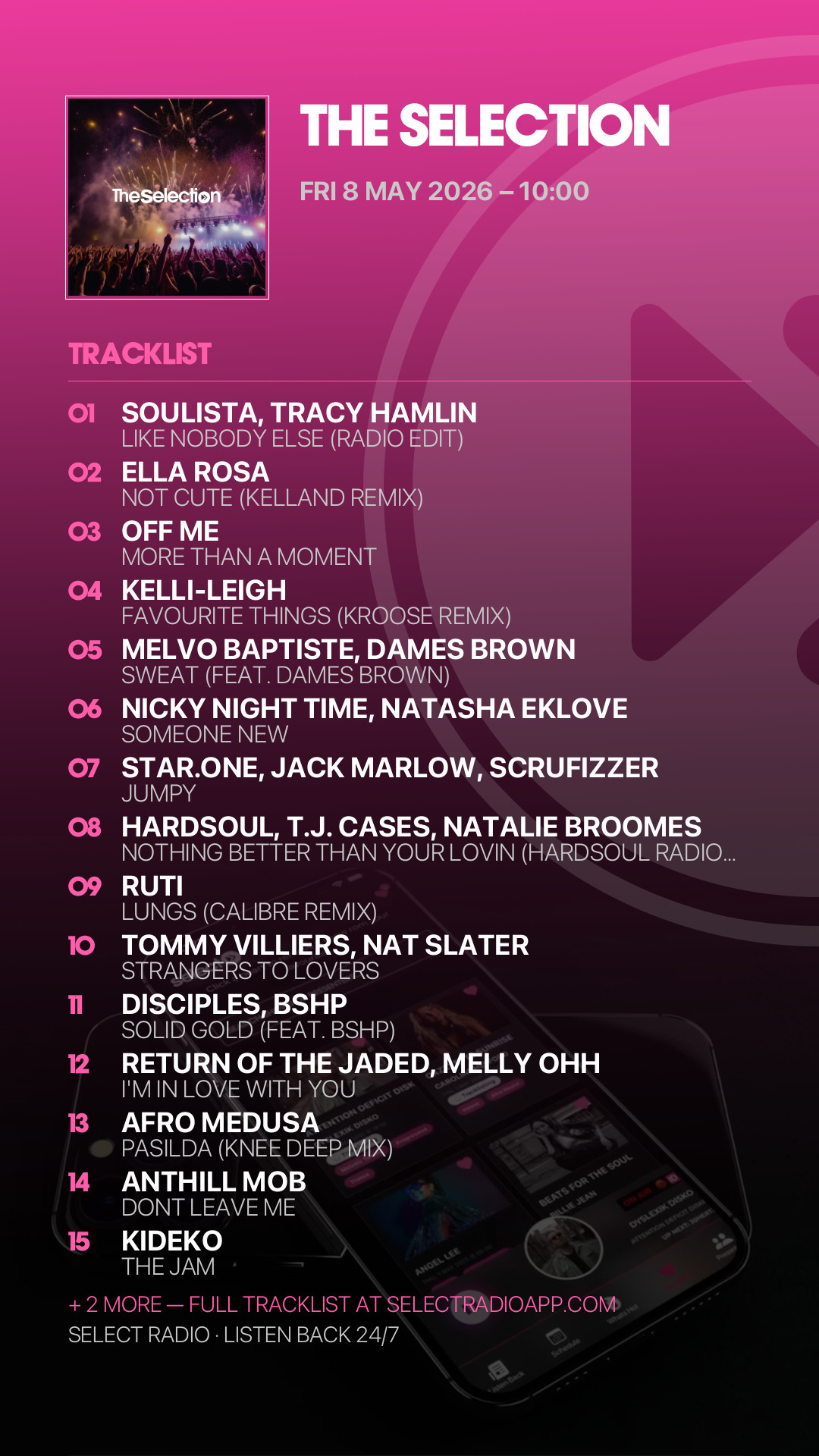 Tracklist Story Preview