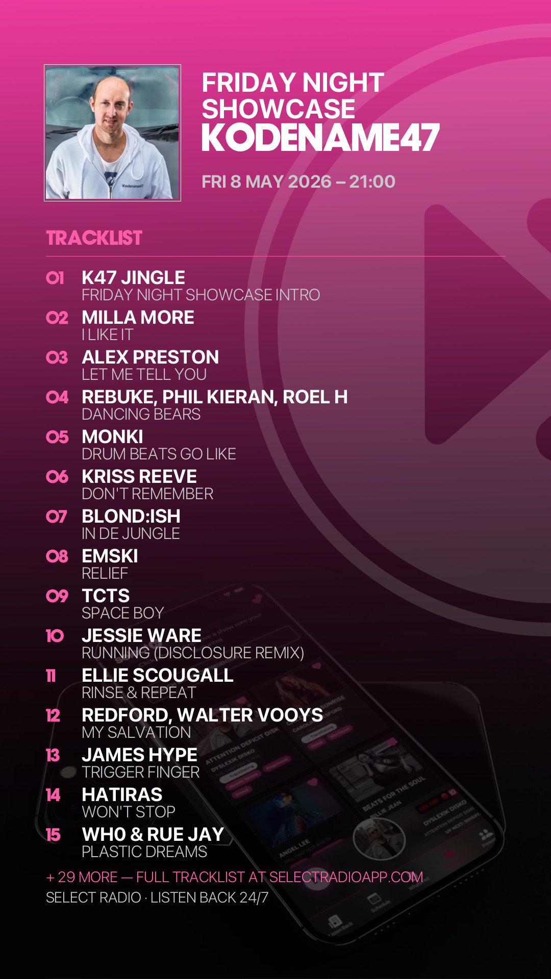 Tracklist Story Preview