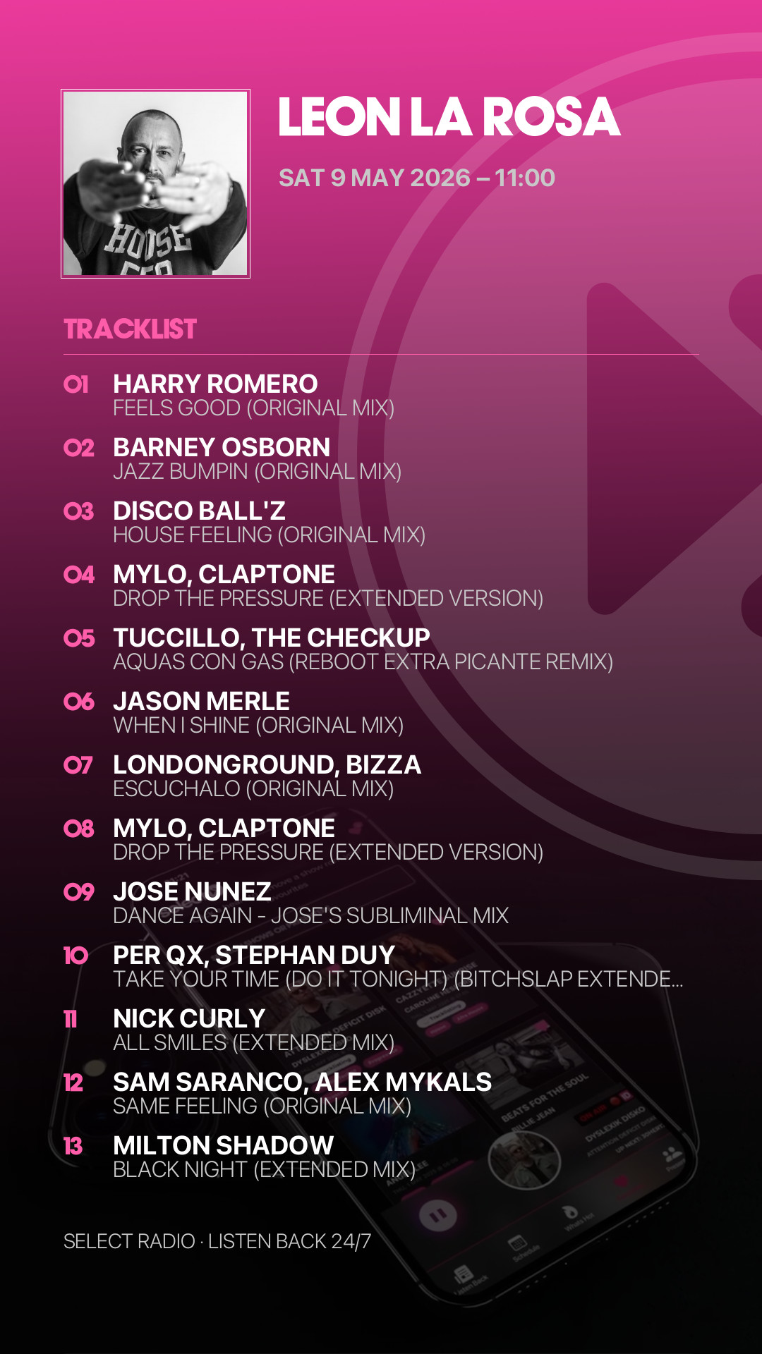 Tracklist Story Preview
