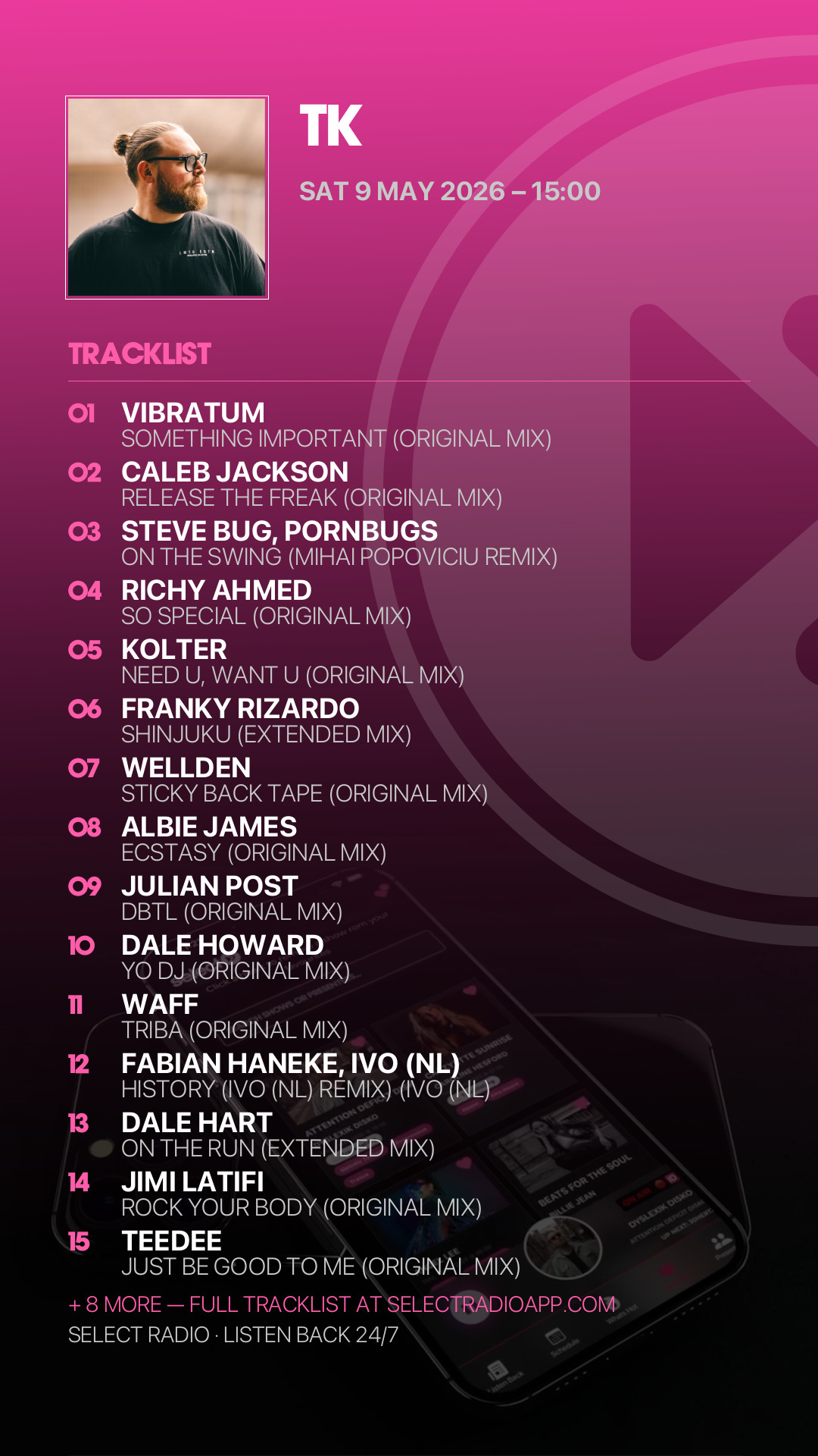 Tracklist Story Preview