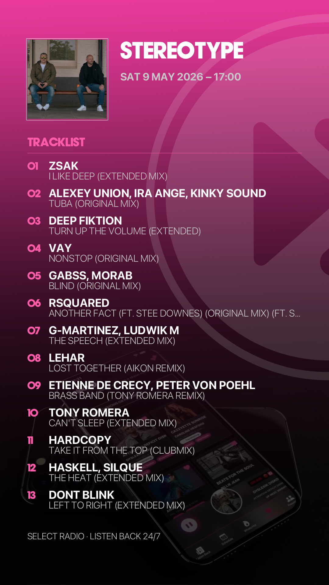 Tracklist Story Preview