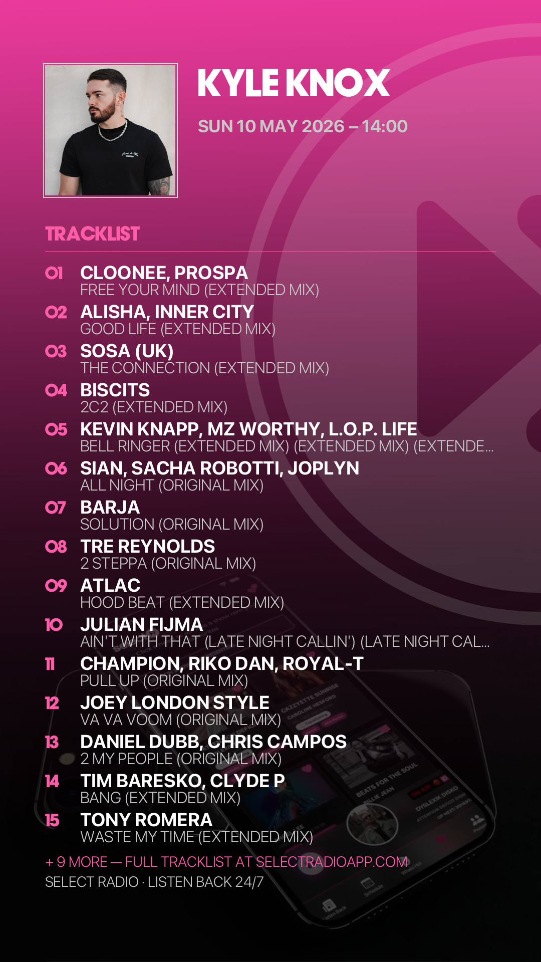 Tracklist Story Preview