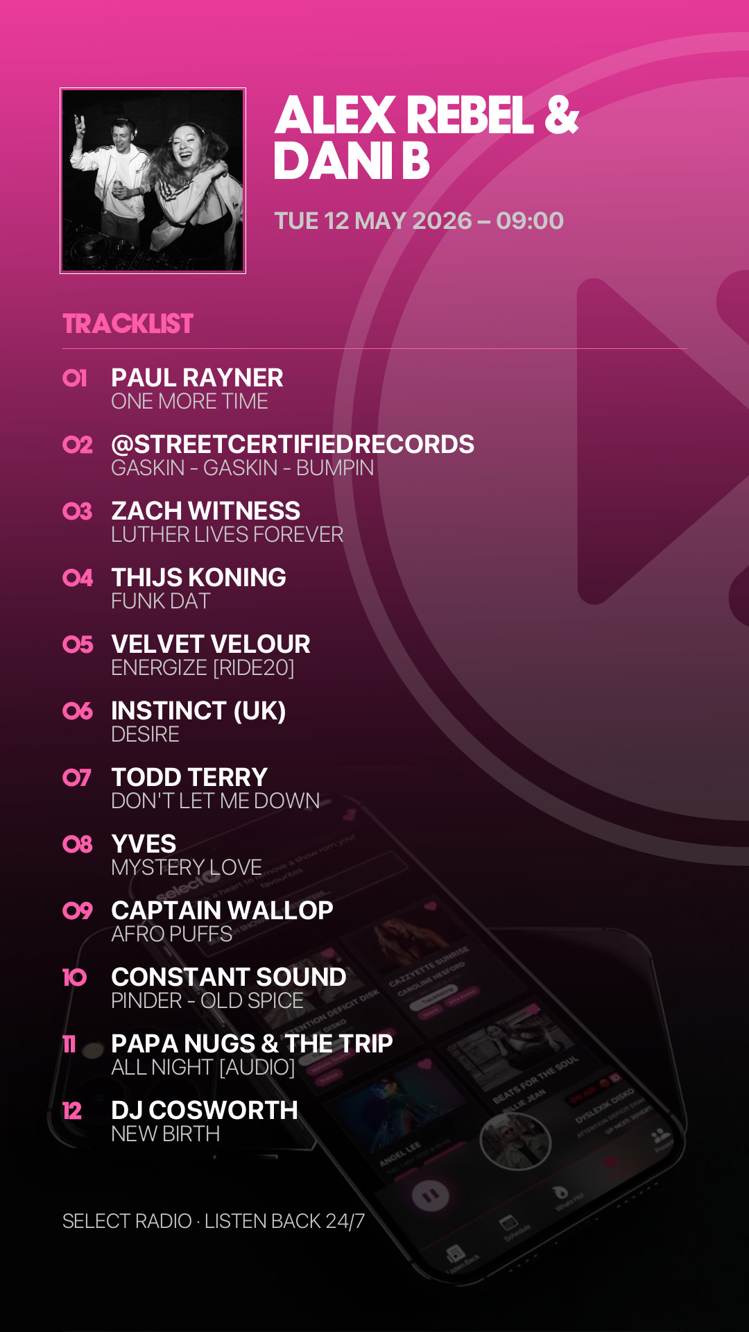 Tracklist Story Preview