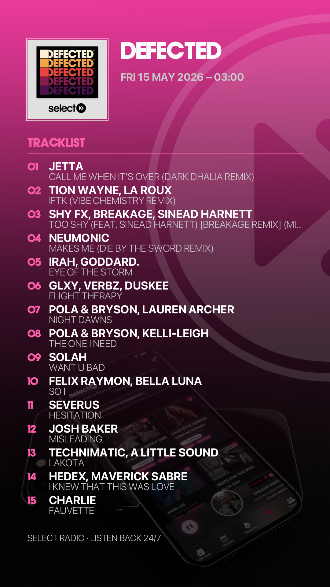 Tracklist Story Preview