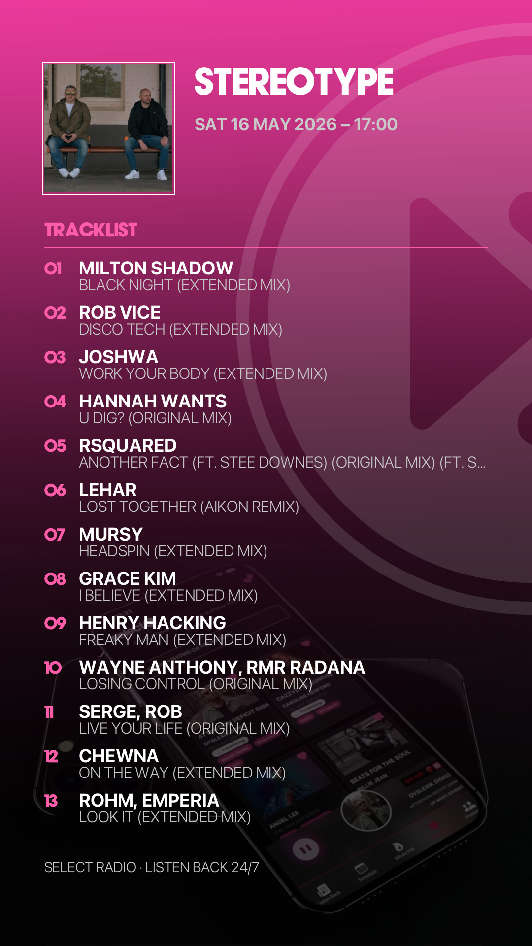 Tracklist Story Preview