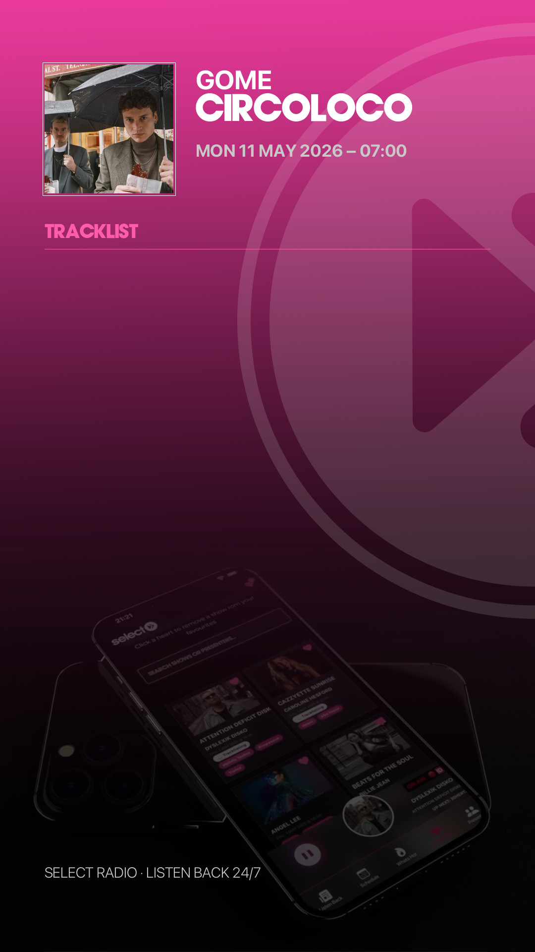Tracklist Story Preview