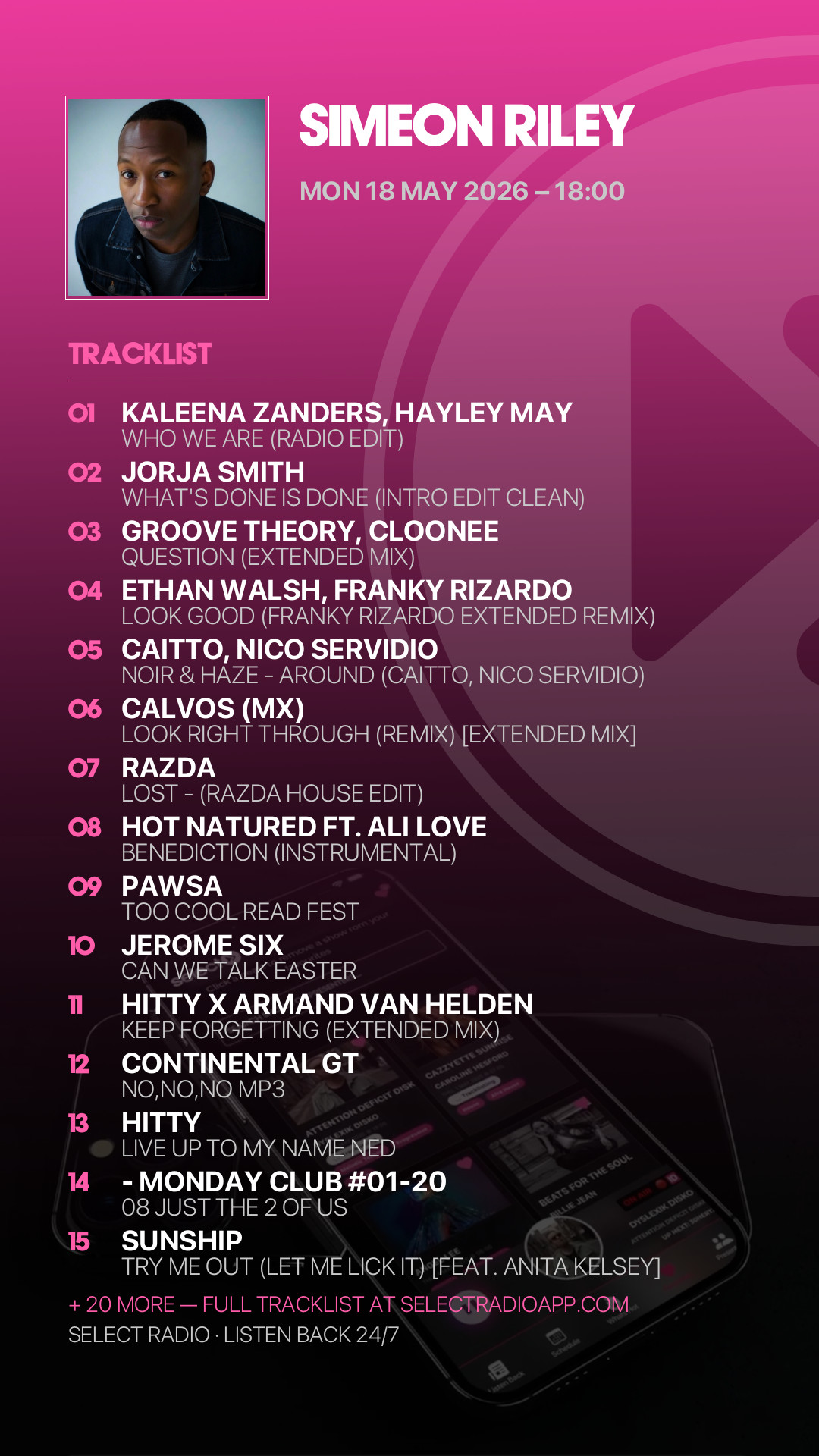 Tracklist Story Preview