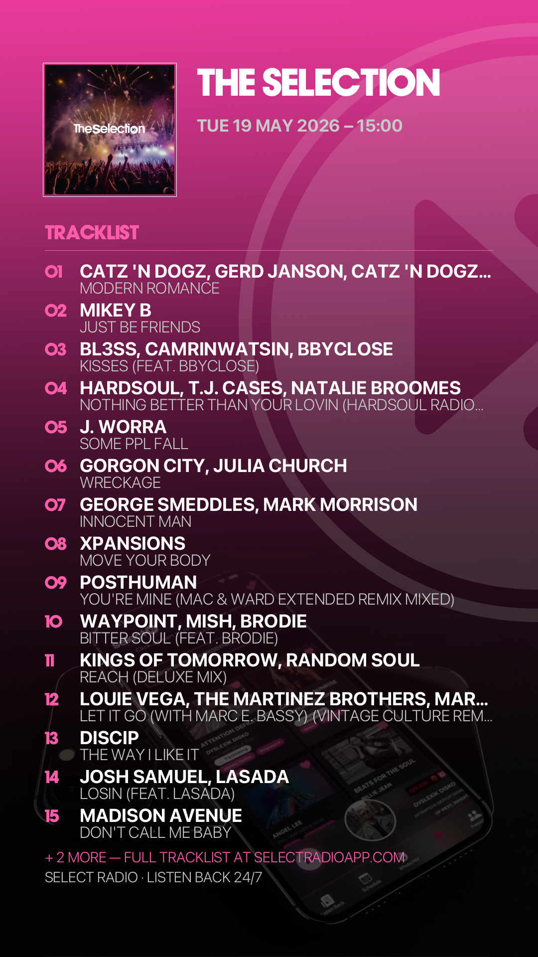 Tracklist Story Preview