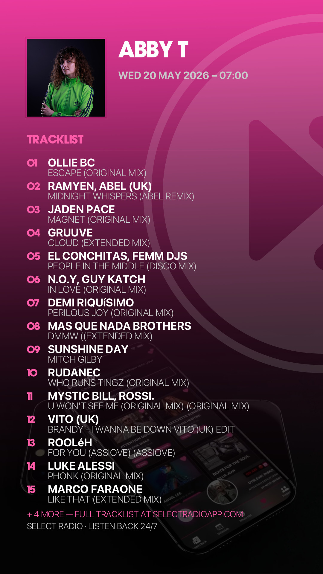 Tracklist Story Preview