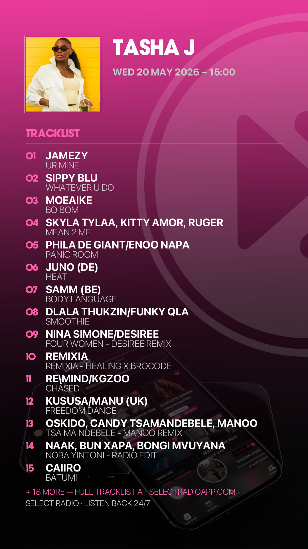 Tracklist Story Preview