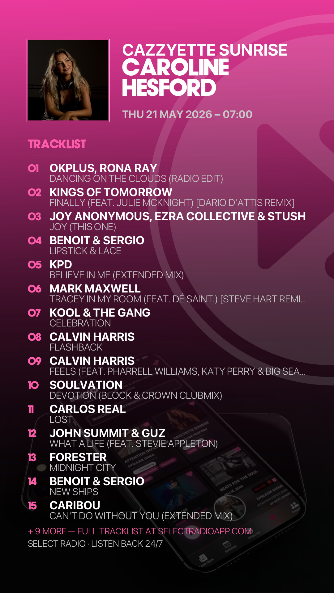 Tracklist Story Preview