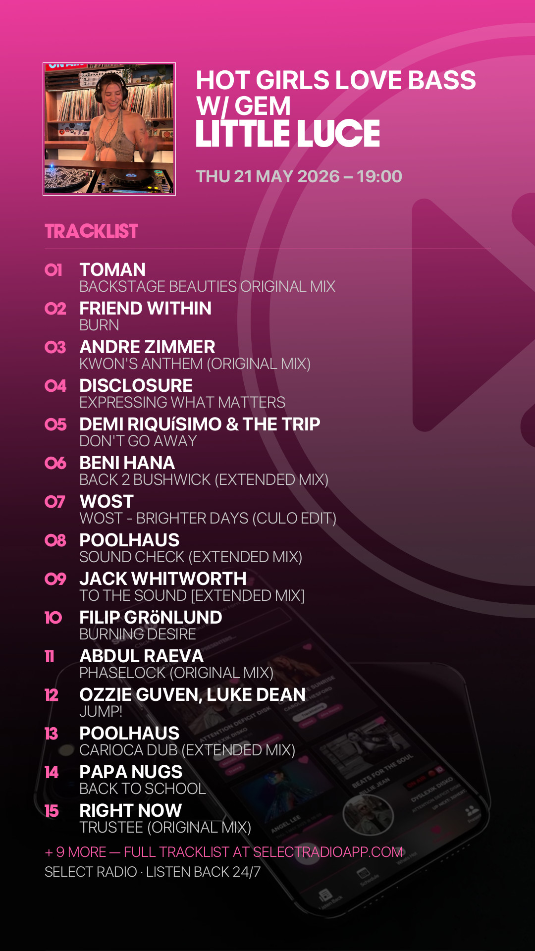 Tracklist Story Preview