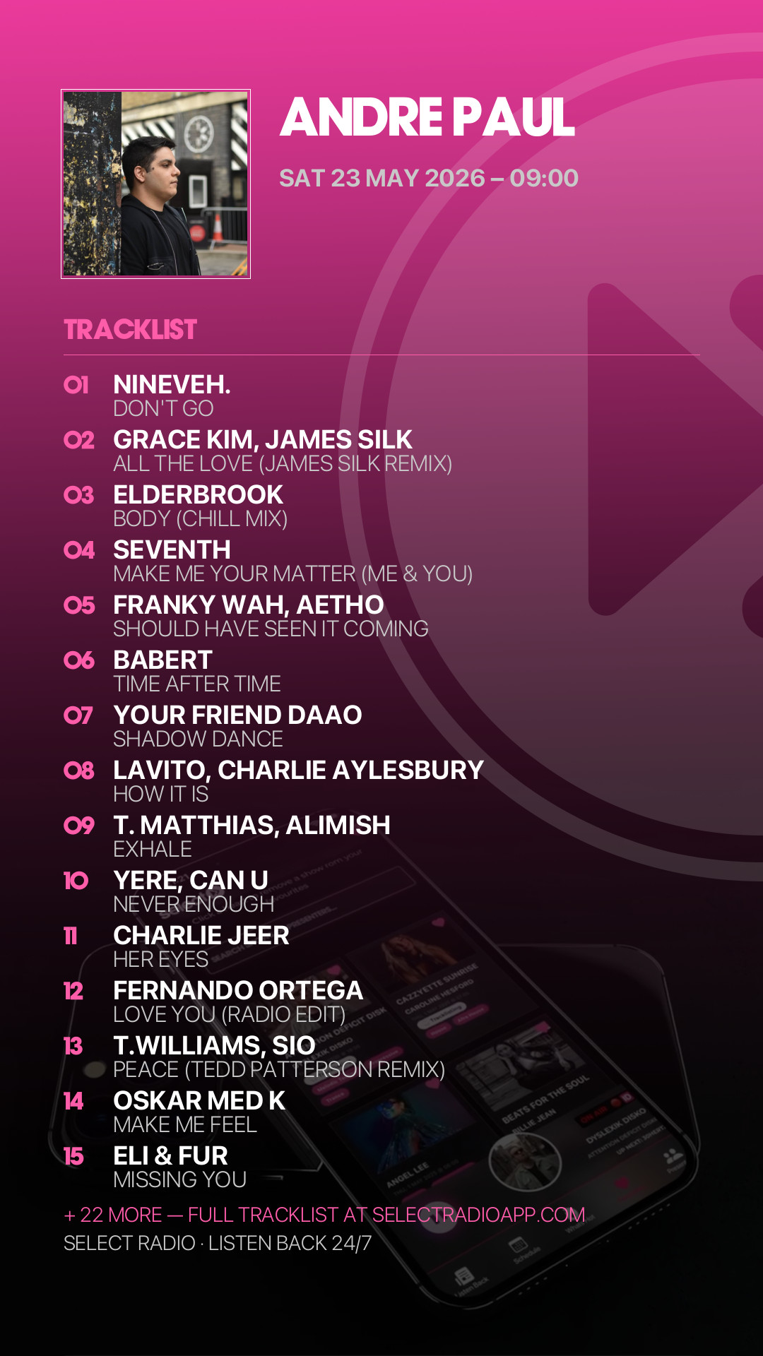 Tracklist Story Preview