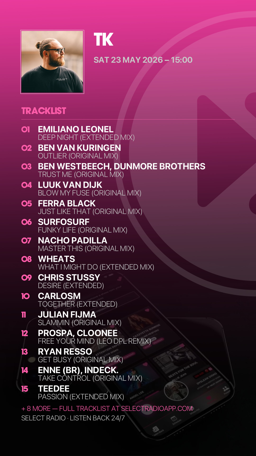 Tracklist Story Preview