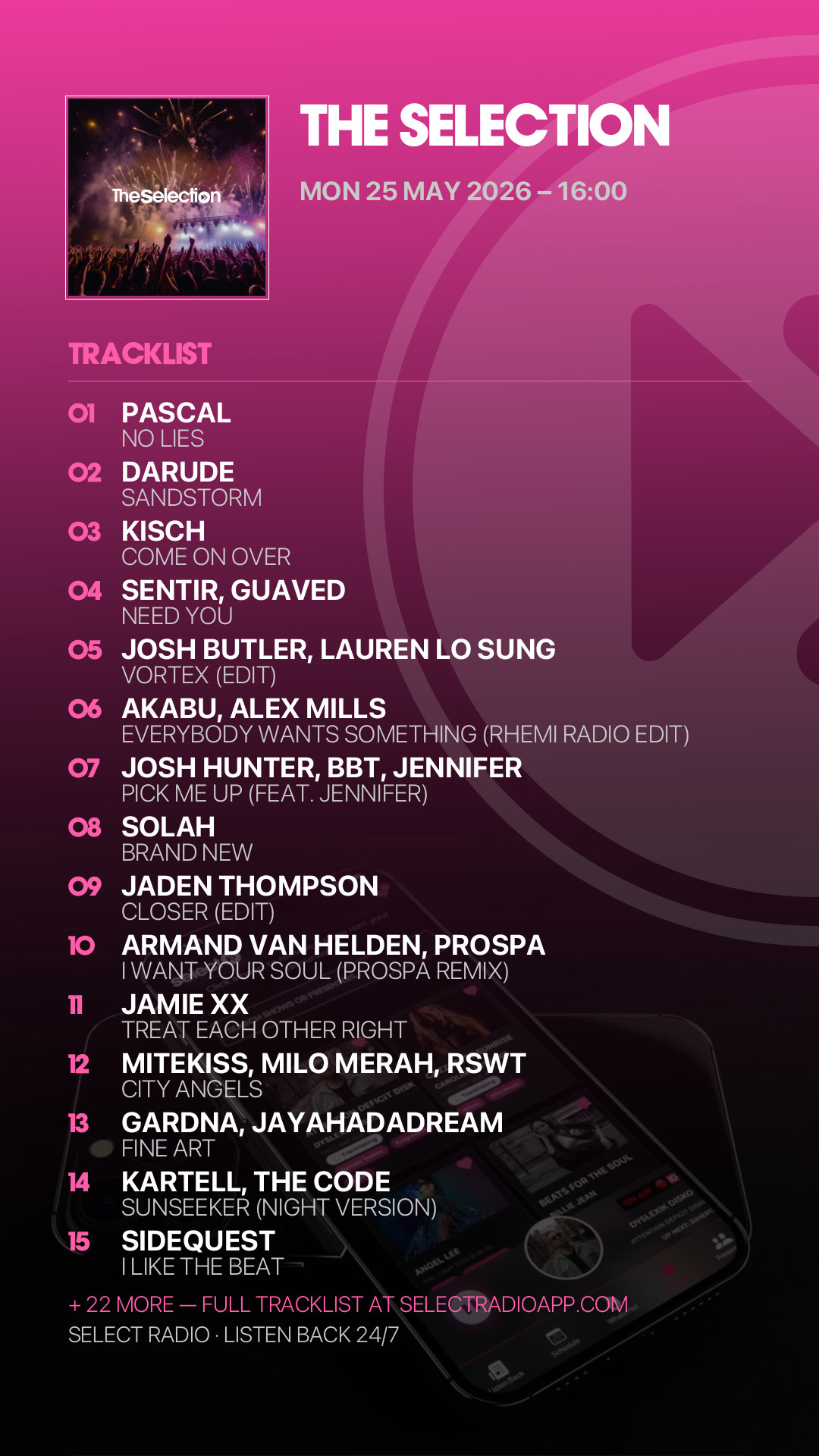 Tracklist Story Preview