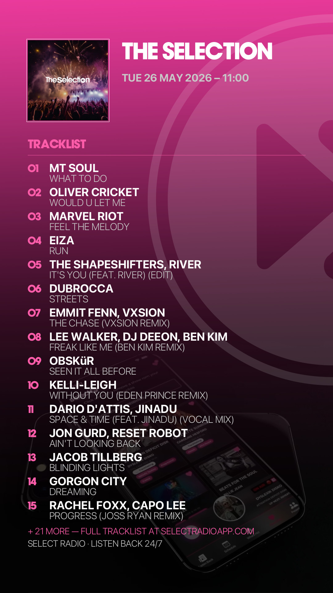 Tracklist Story Preview