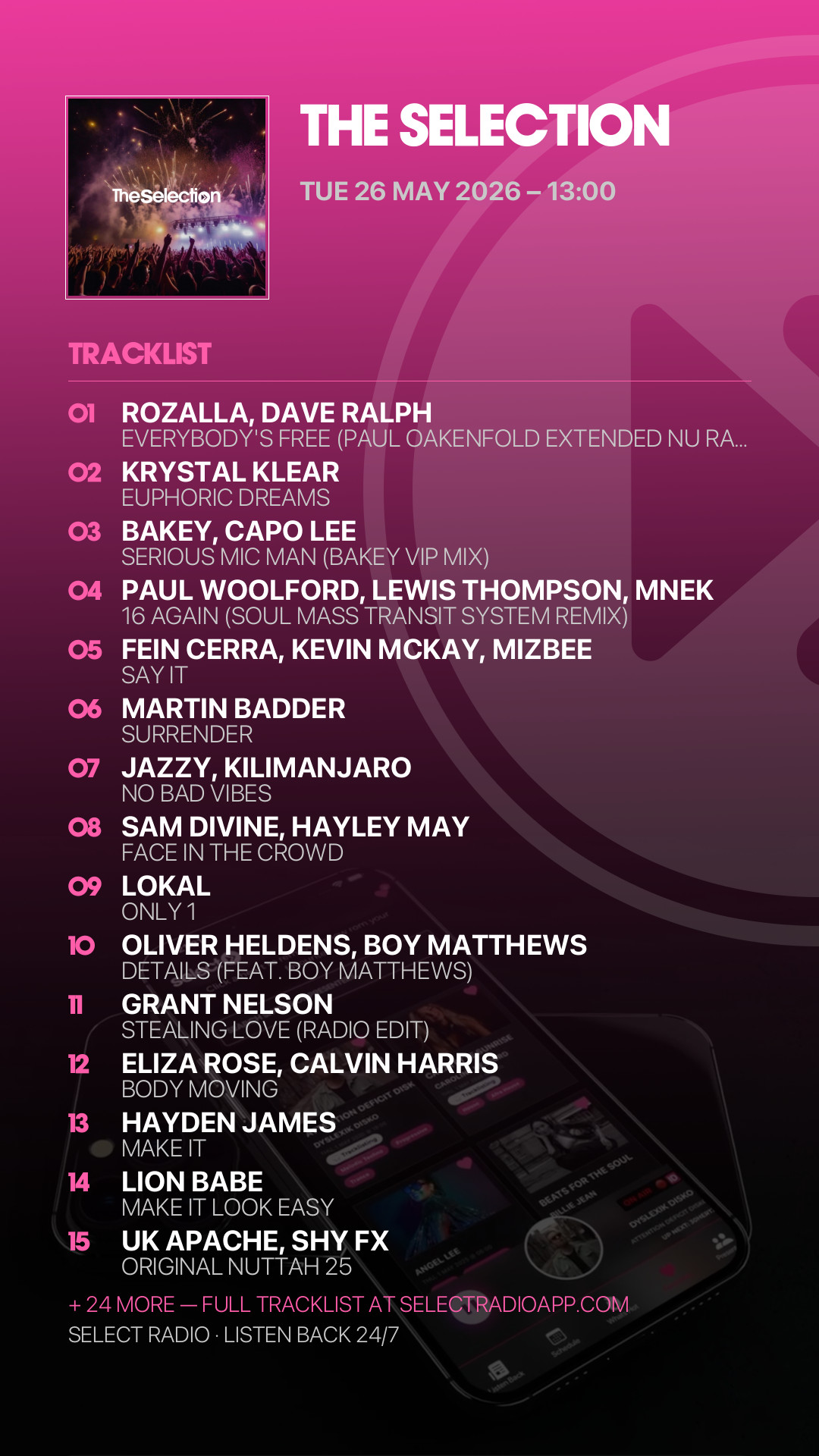 Tracklist Story Preview