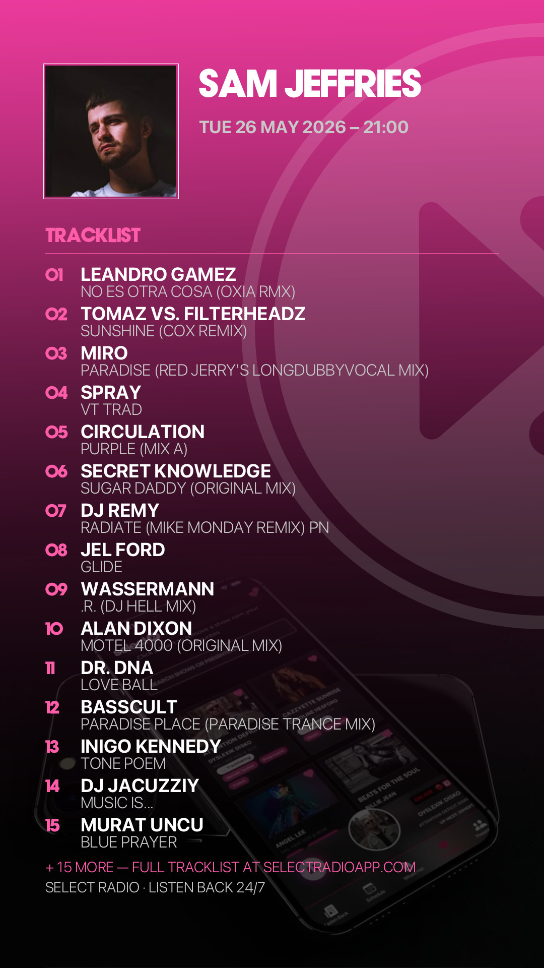 Tracklist Story Preview