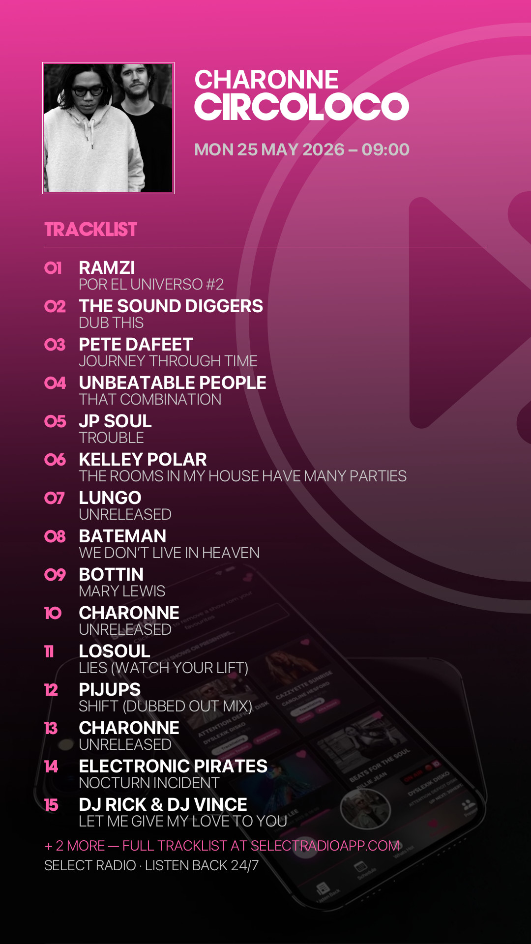 Tracklist Story Preview