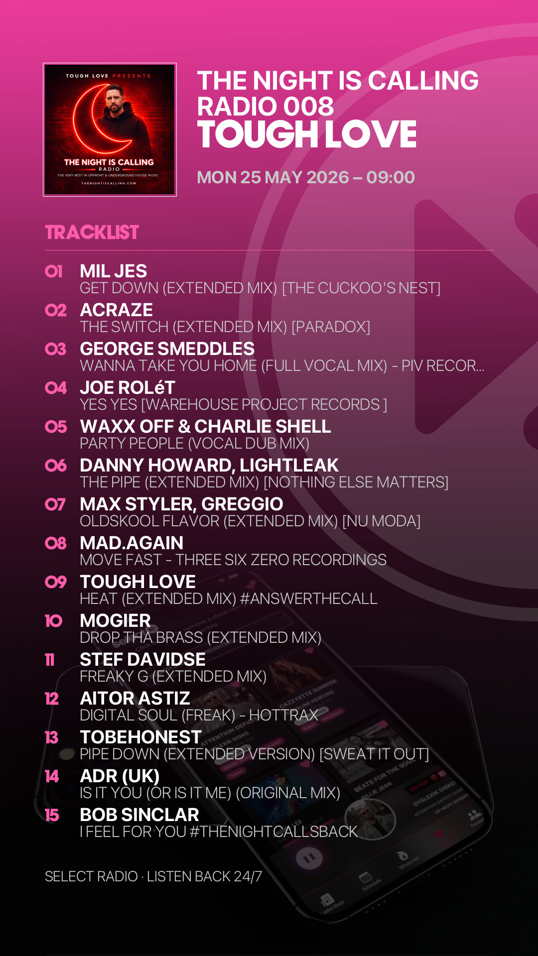 Tracklist Story Preview