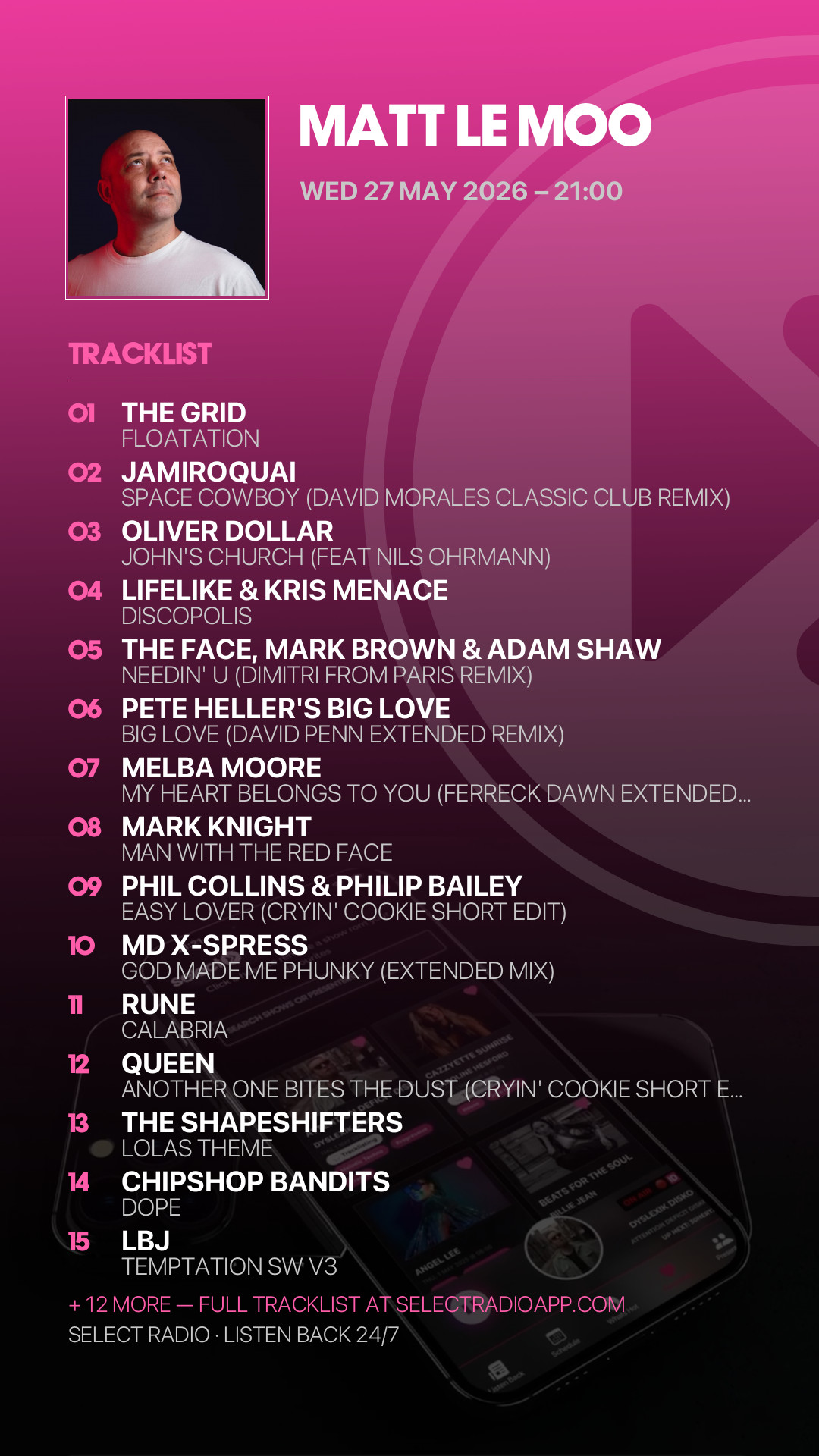 Tracklist Story Preview