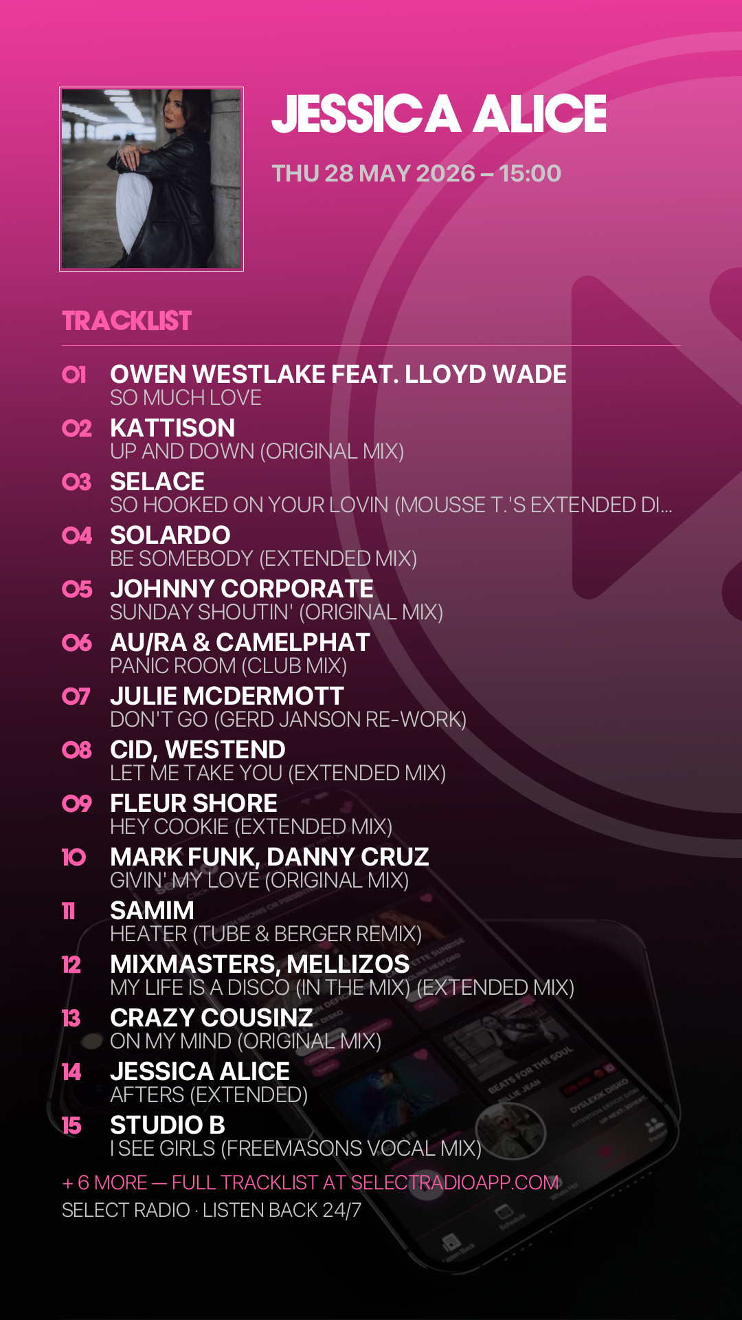 Tracklist Story Preview