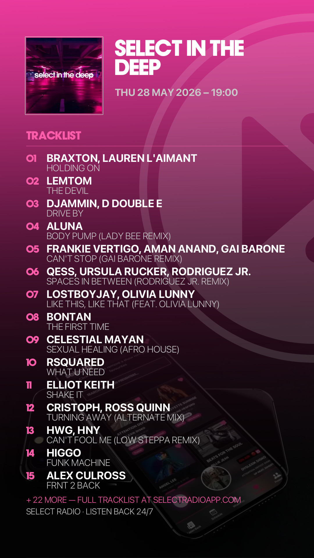 Tracklist Story Preview