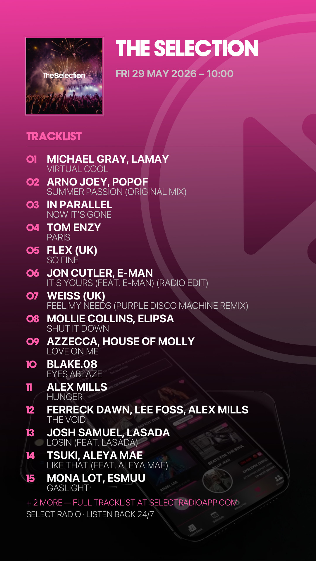 Tracklist Story Preview