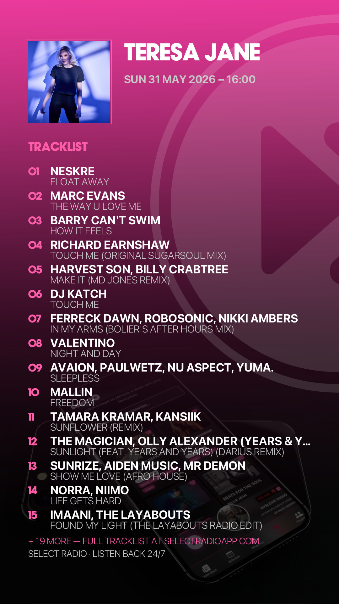Tracklist Story Preview