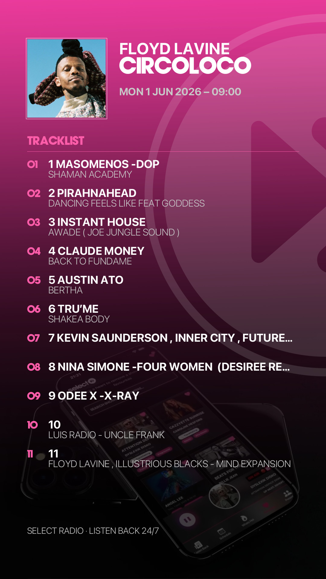 Tracklist Story Preview
