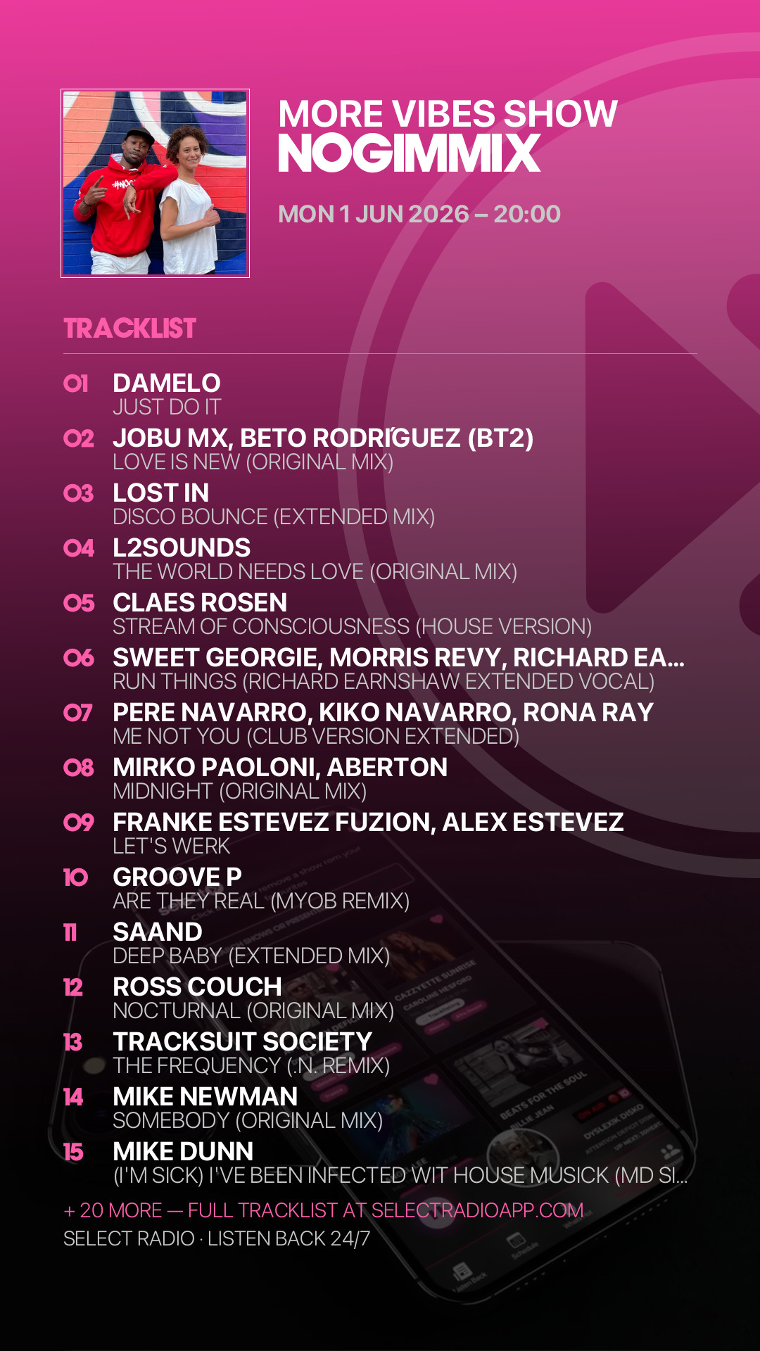 Tracklist Story Preview