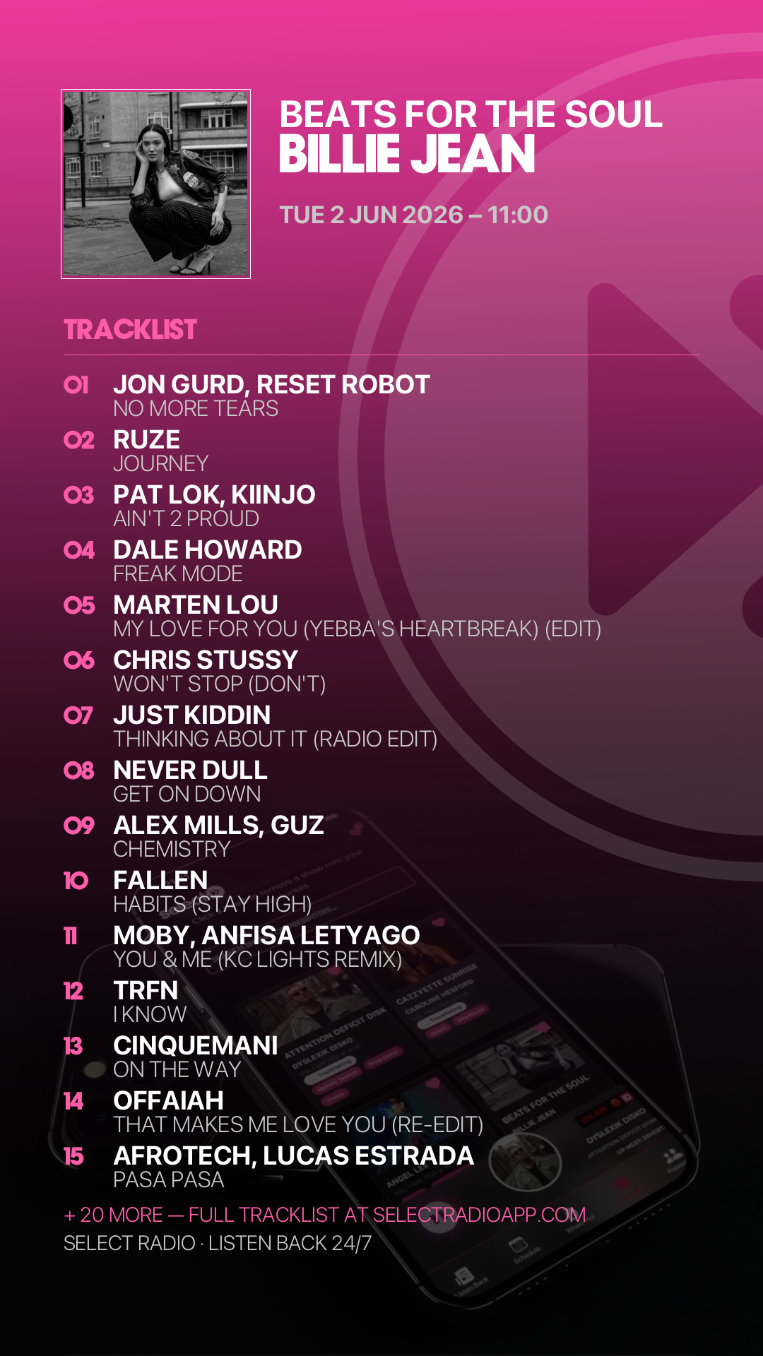 Tracklist Story Preview