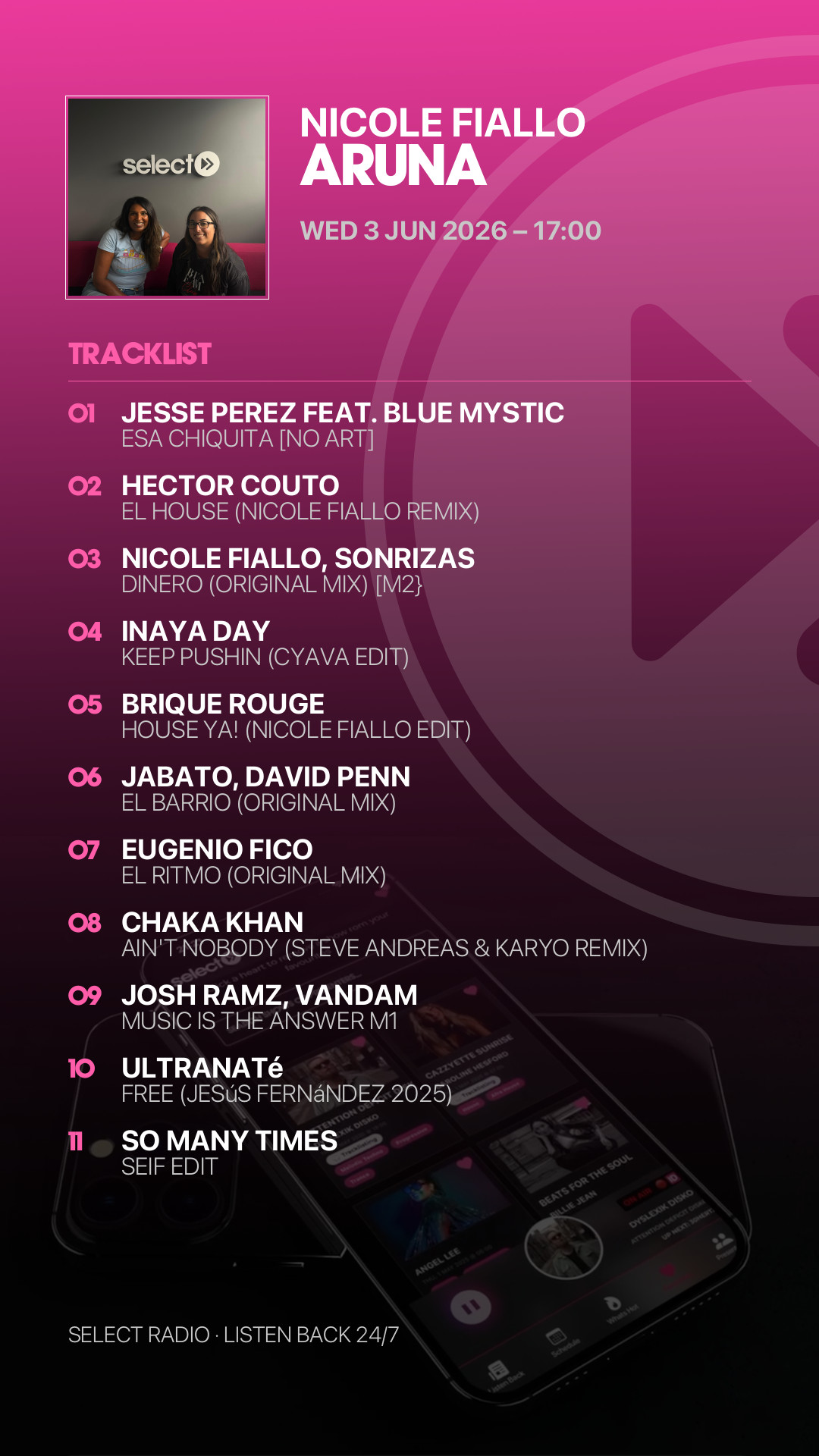 Tracklist Story Preview