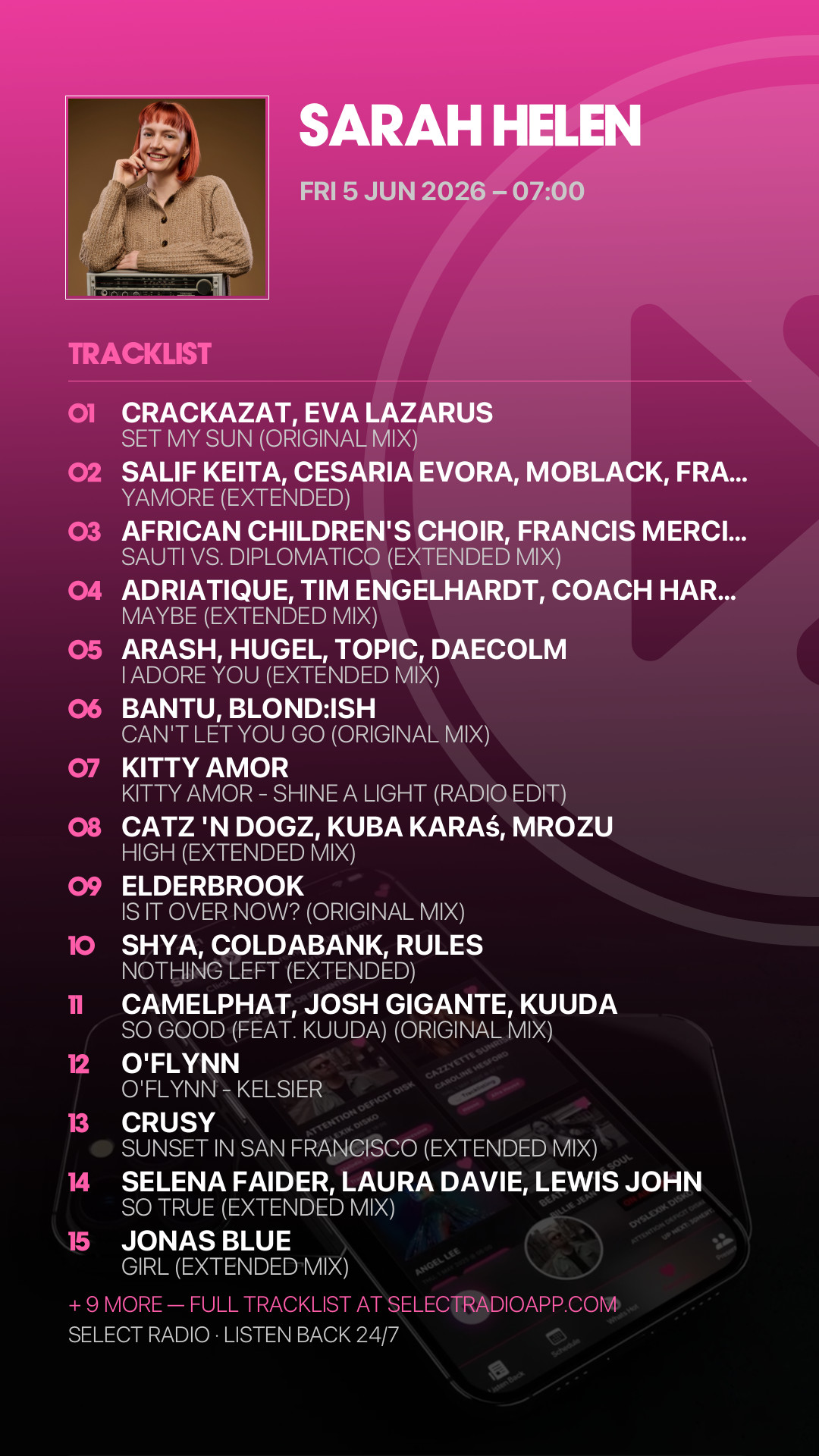 Tracklist Story Preview