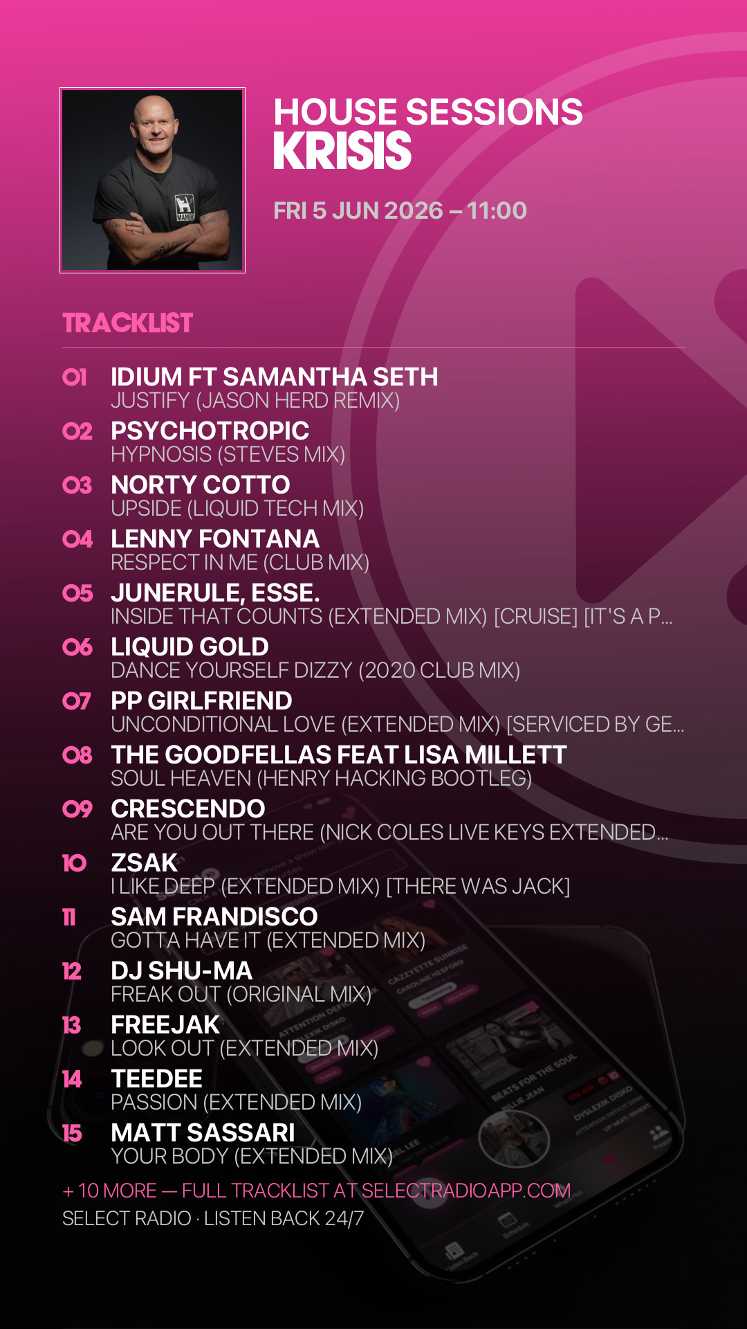 Tracklist Story Preview