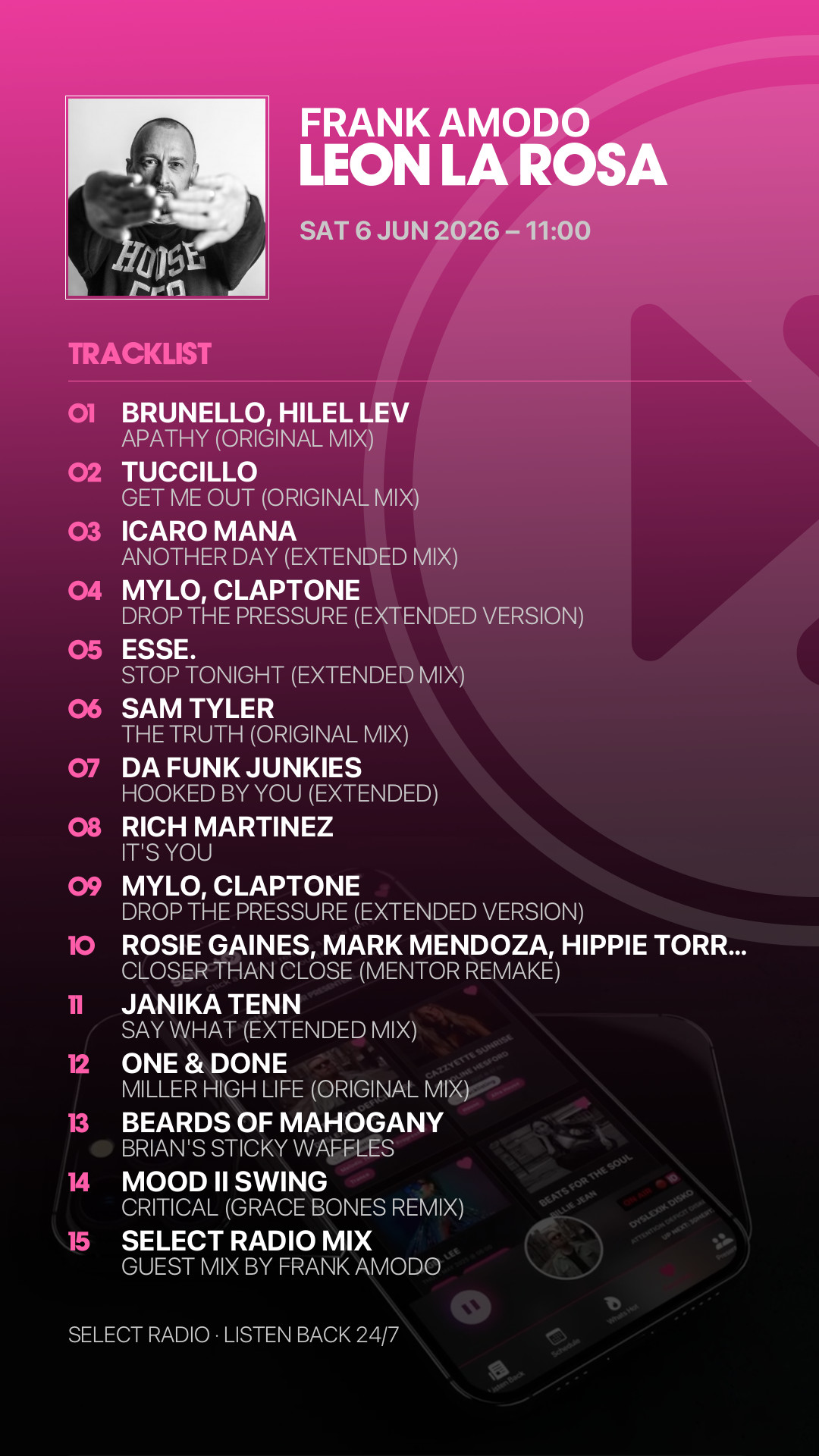 Tracklist Story Preview