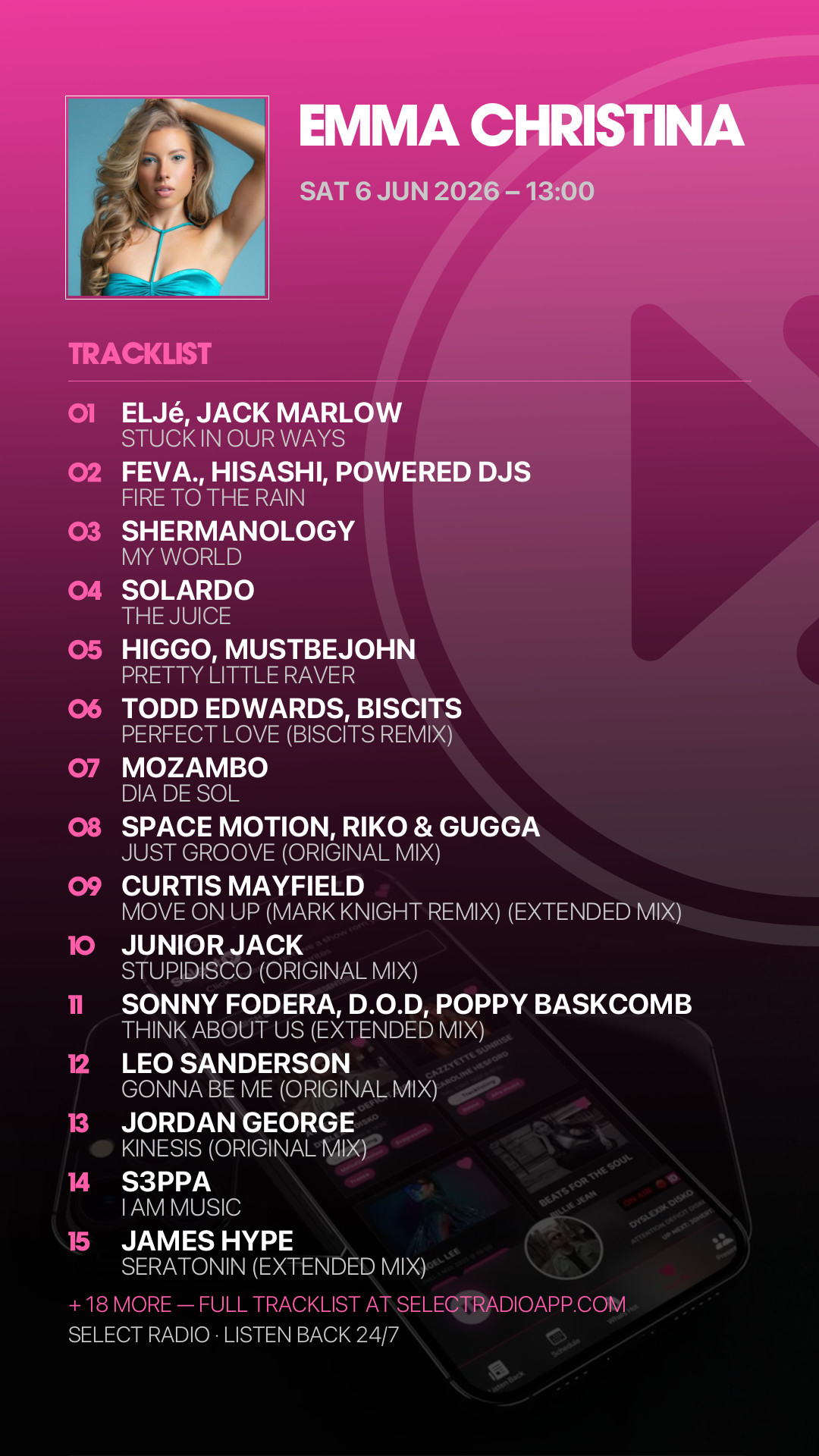 Tracklist Story Preview