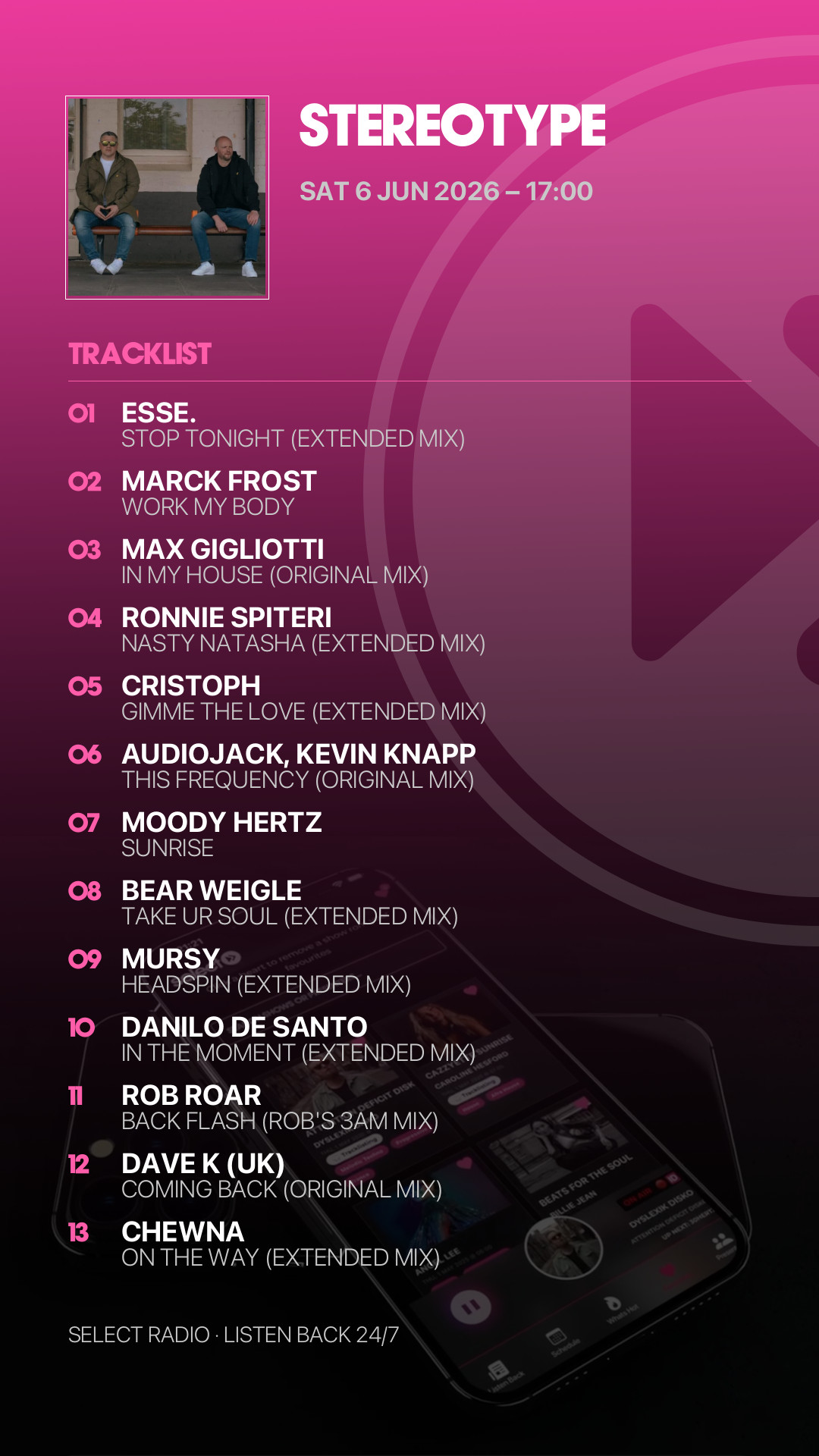 Tracklist Story Preview