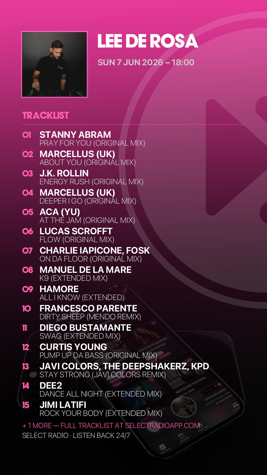 Tracklist Story Preview